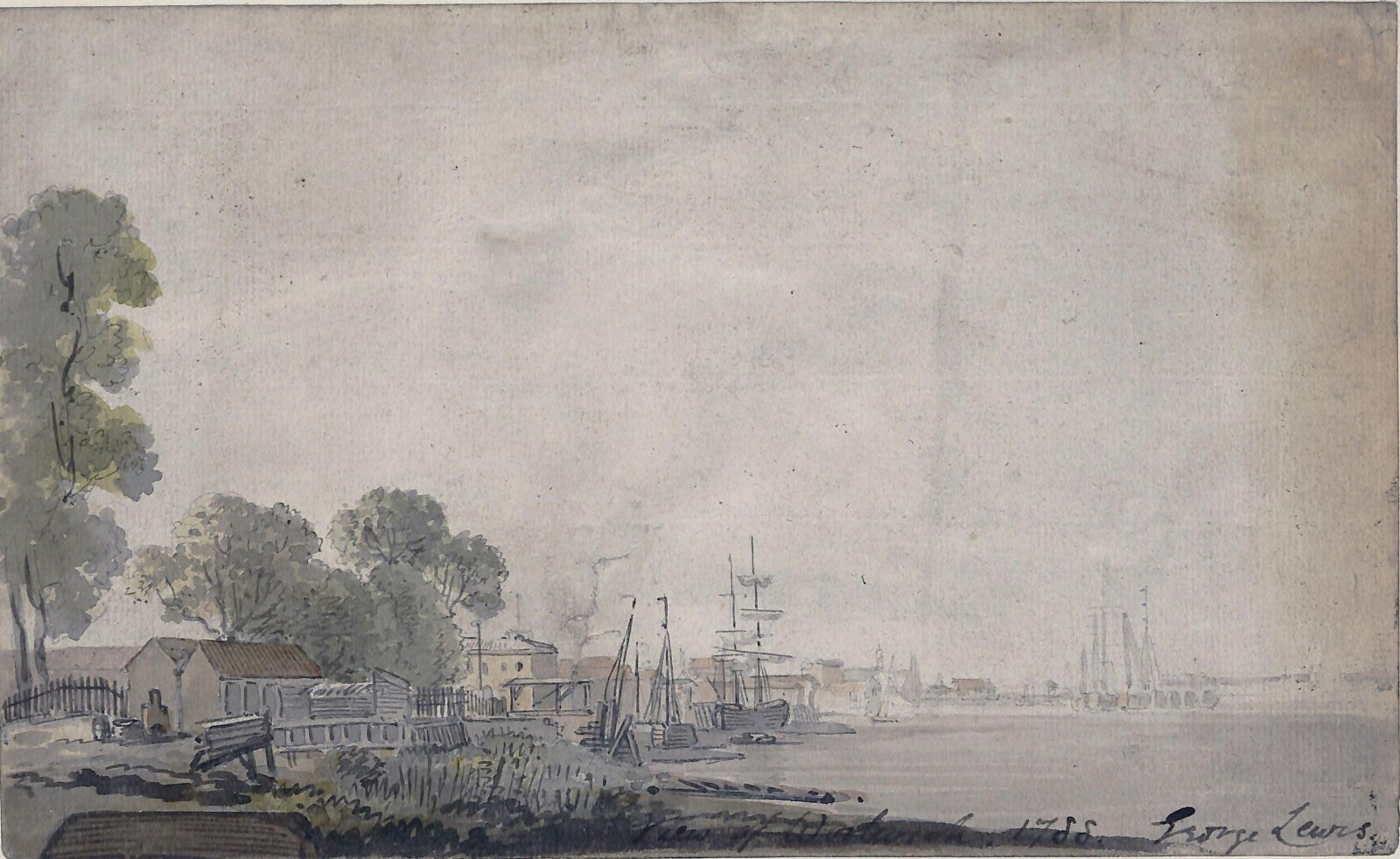 View of Woolwich, George Lewis, 1788