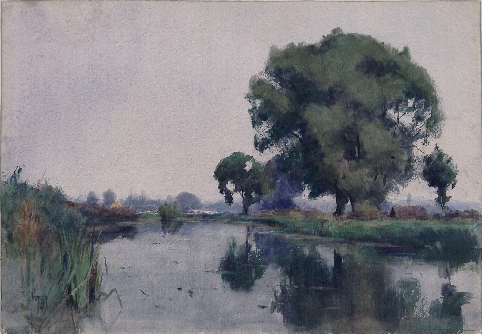 On the Kennet, John Macintosh, late 19th century