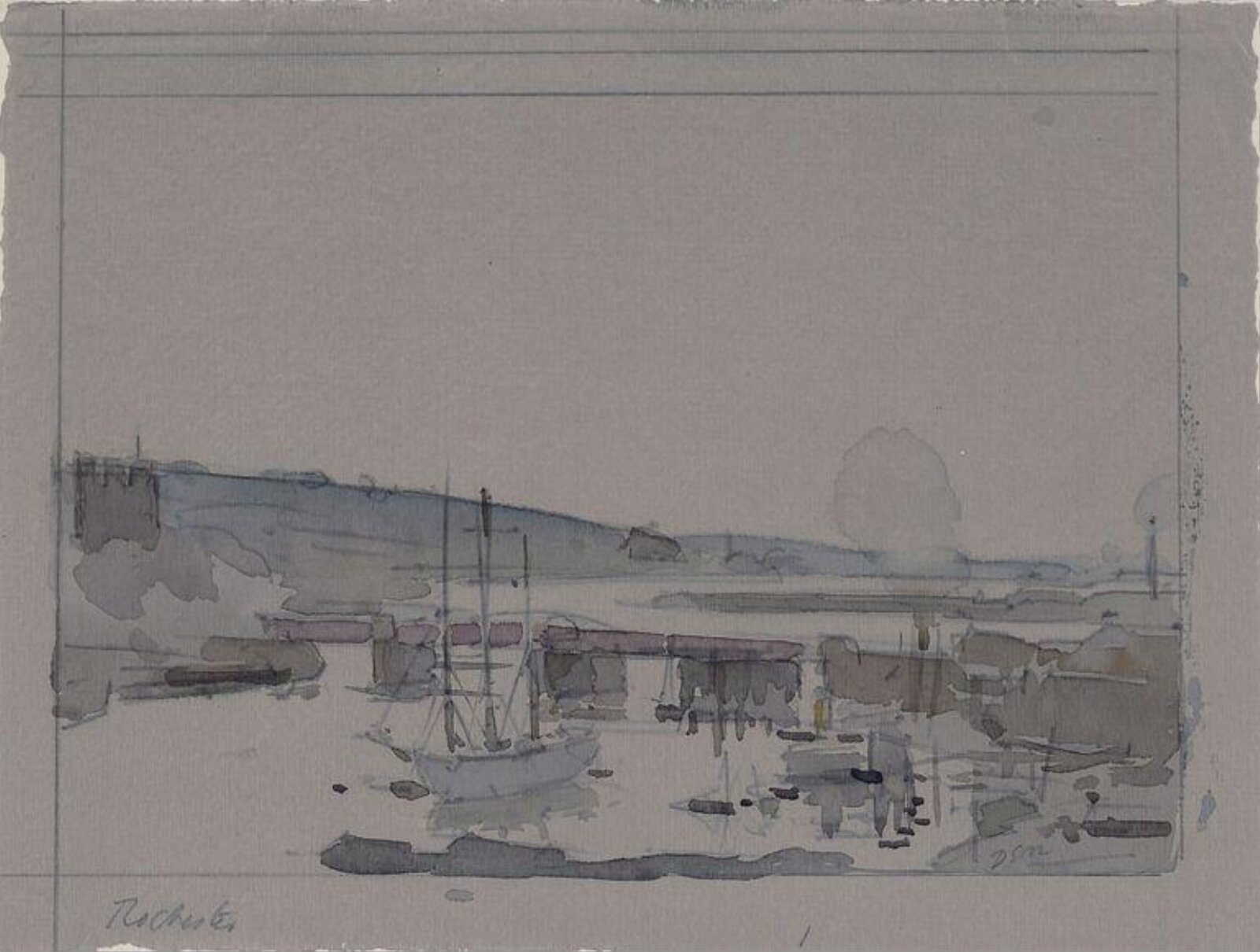 Rochester Bridge, Dugald Sutherland Maccoll, early 20th century