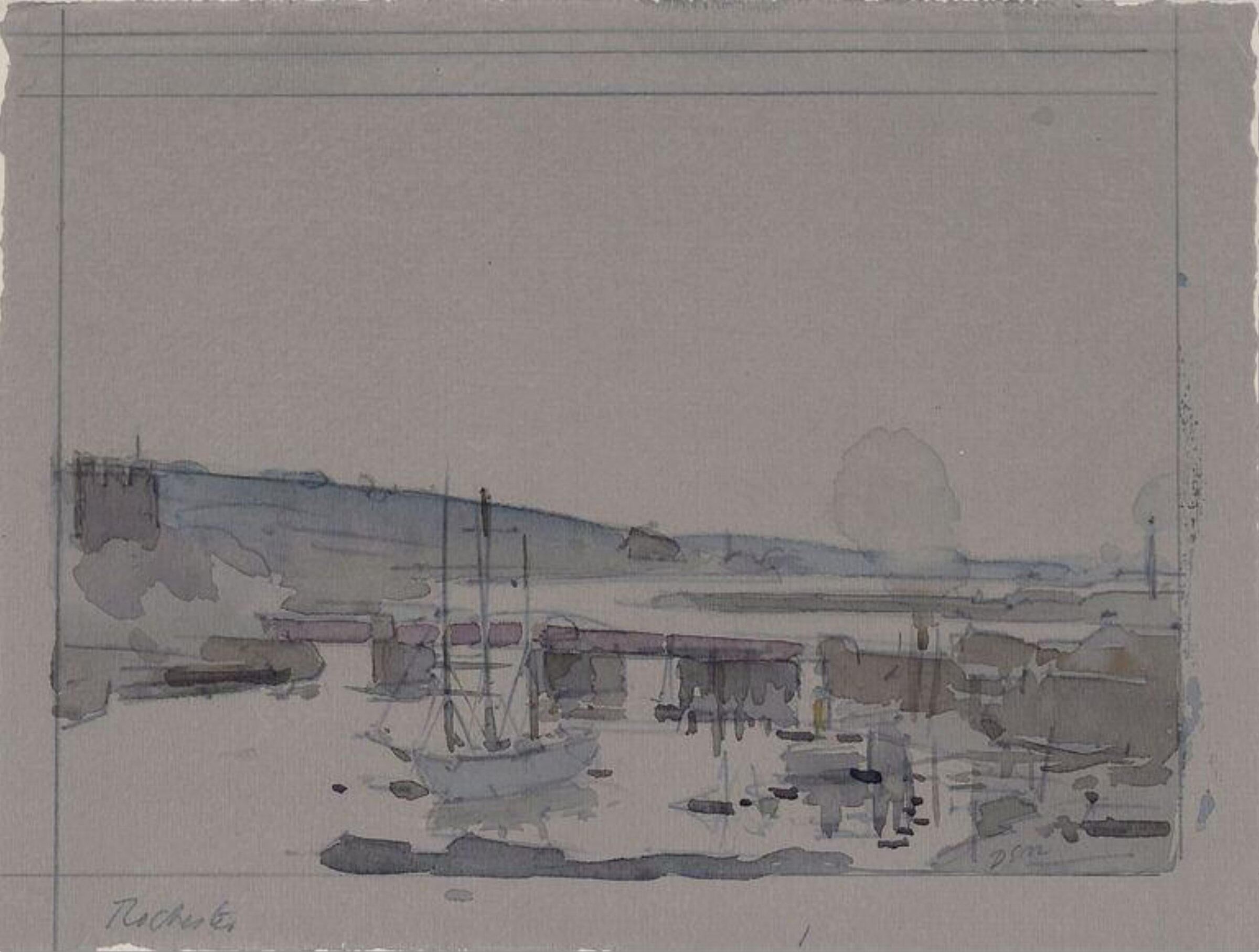 Rochester Bridge, Dugald Sutherland Maccoll, early 20th century
