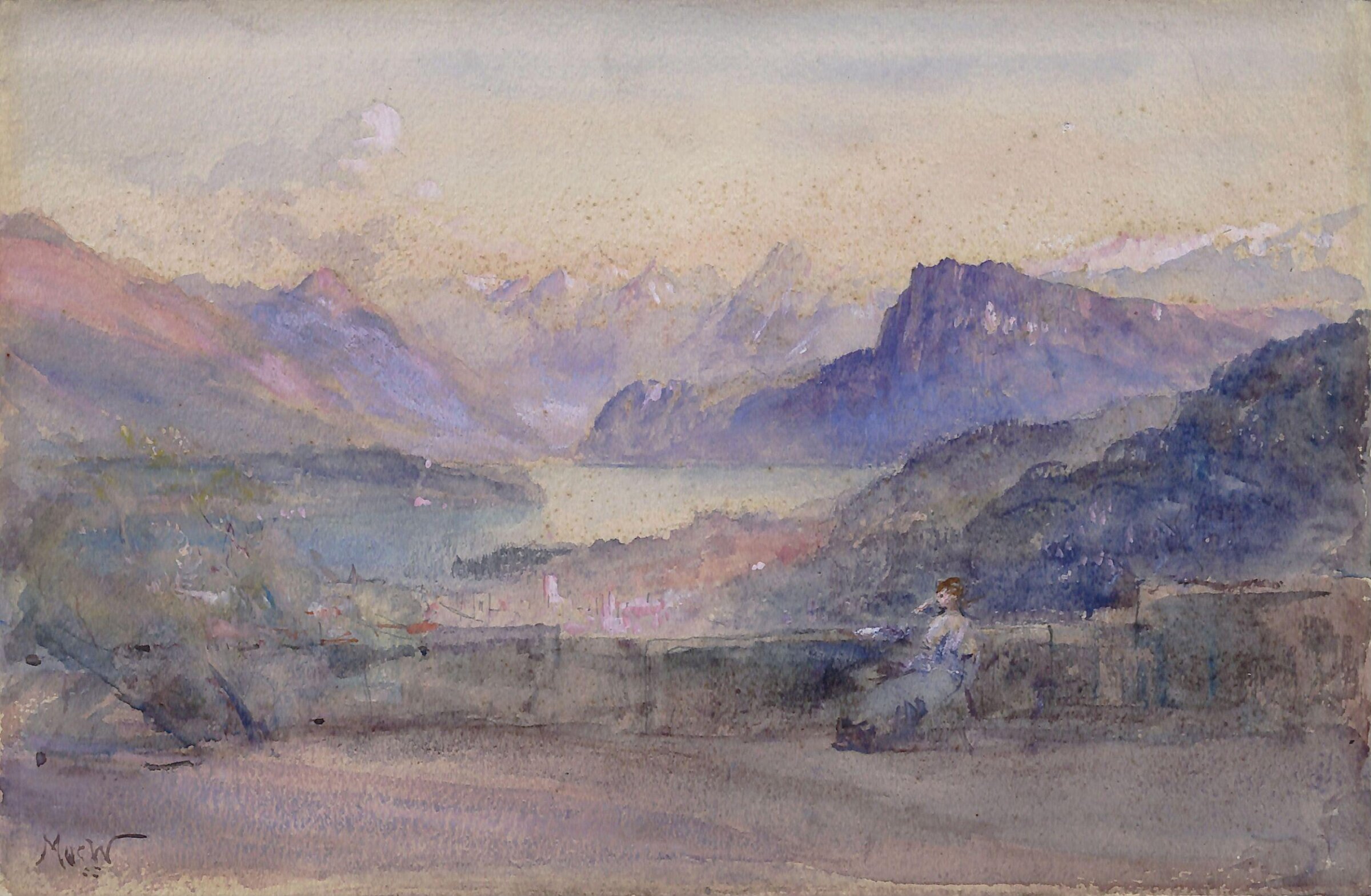 The Lake of Lucerne, John MacWhirter, 1860-1911