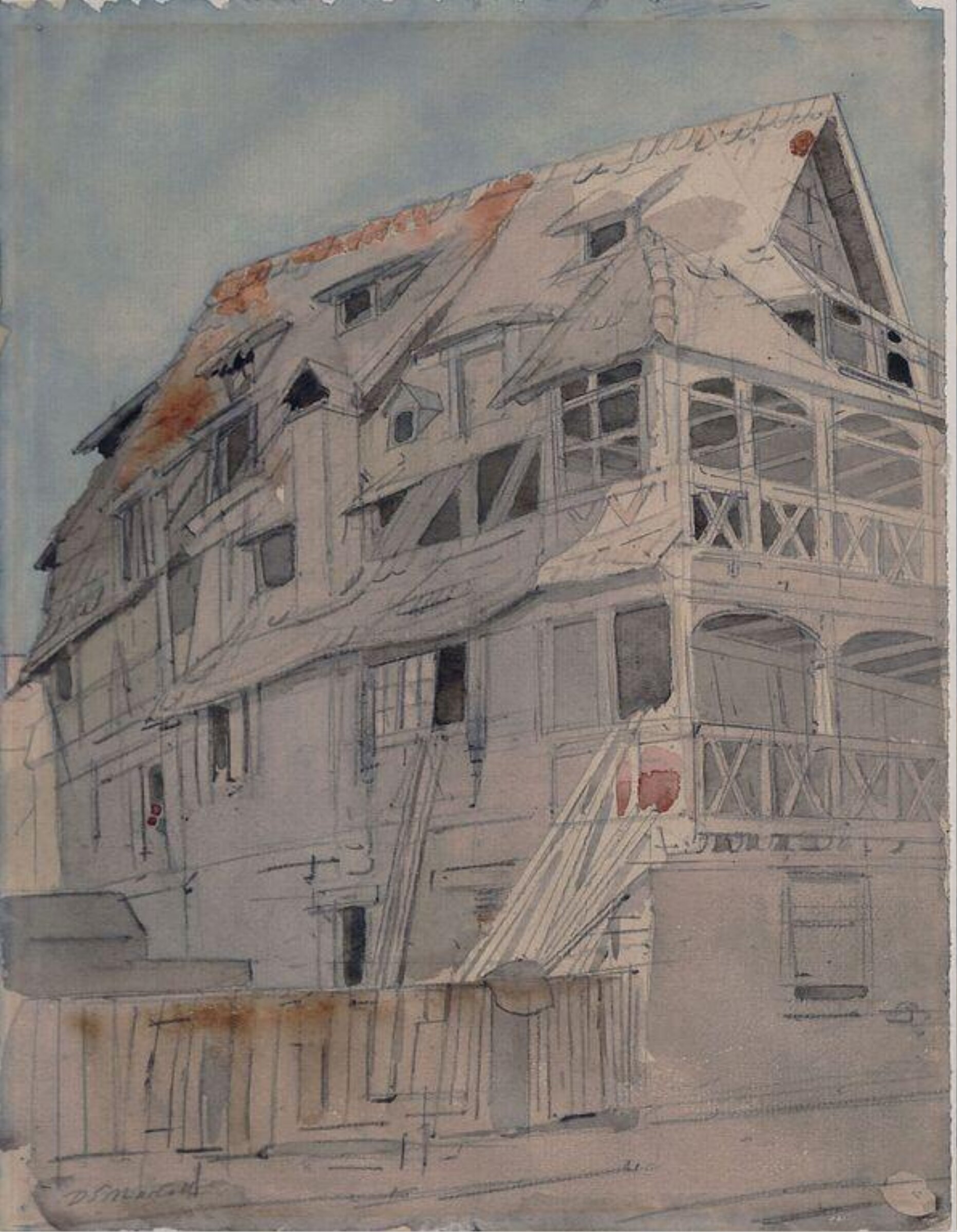 The Old Tannery, Strasbourg, Dugald Sutherland Maccoll, 1927