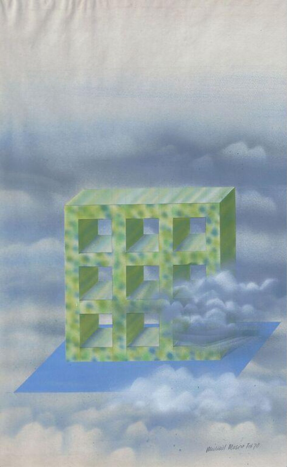 Astral Grid with Plane, Michael Mason, February 1970