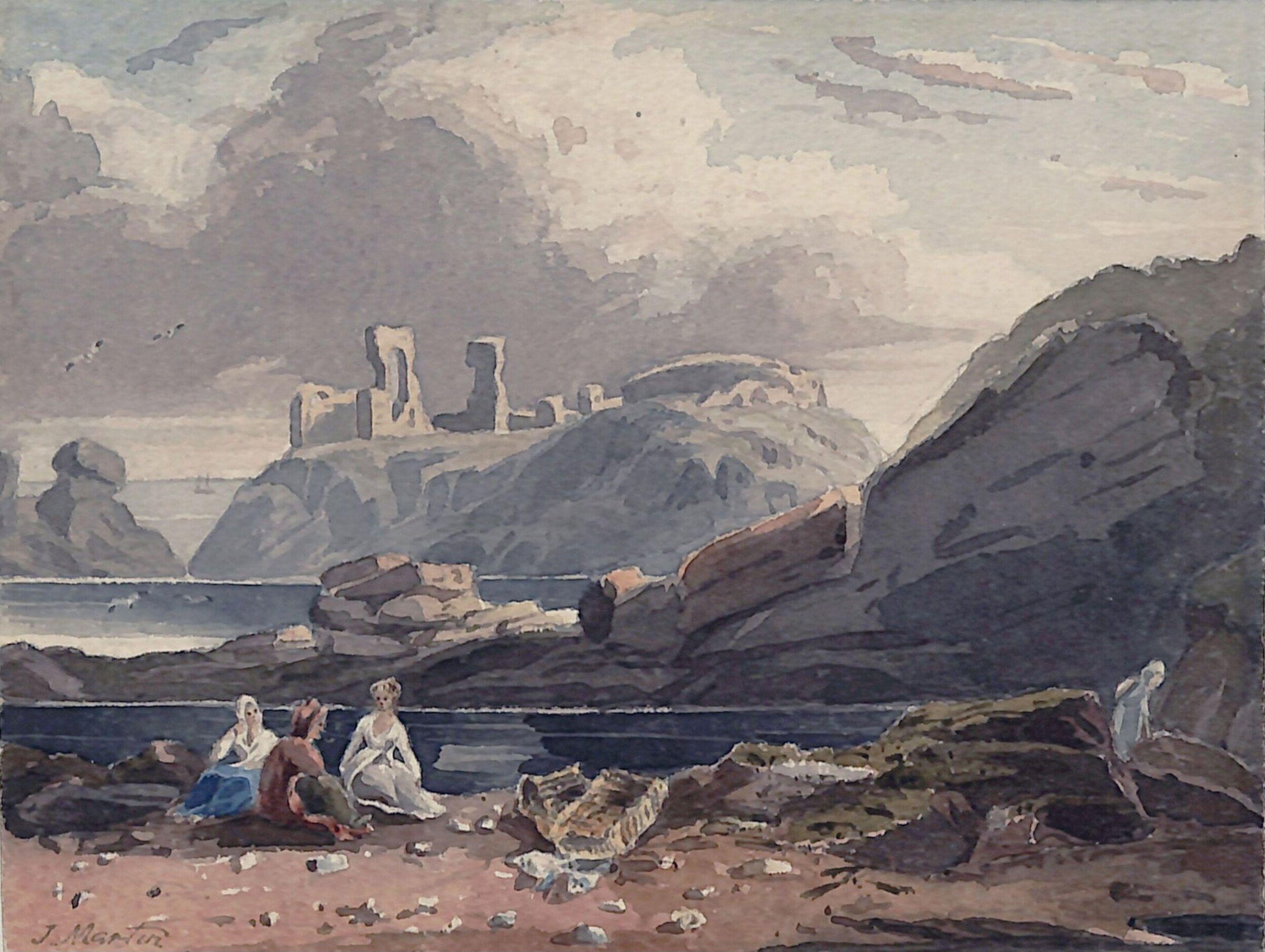 Whitby Abbey, John Martin, early 19th century