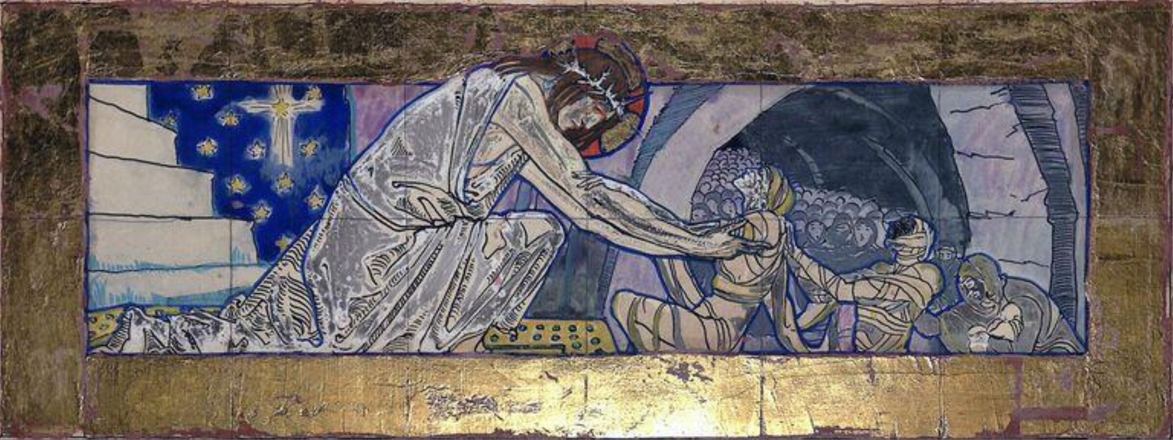Christ descending into Hell, Violet Oakley, 1910s
