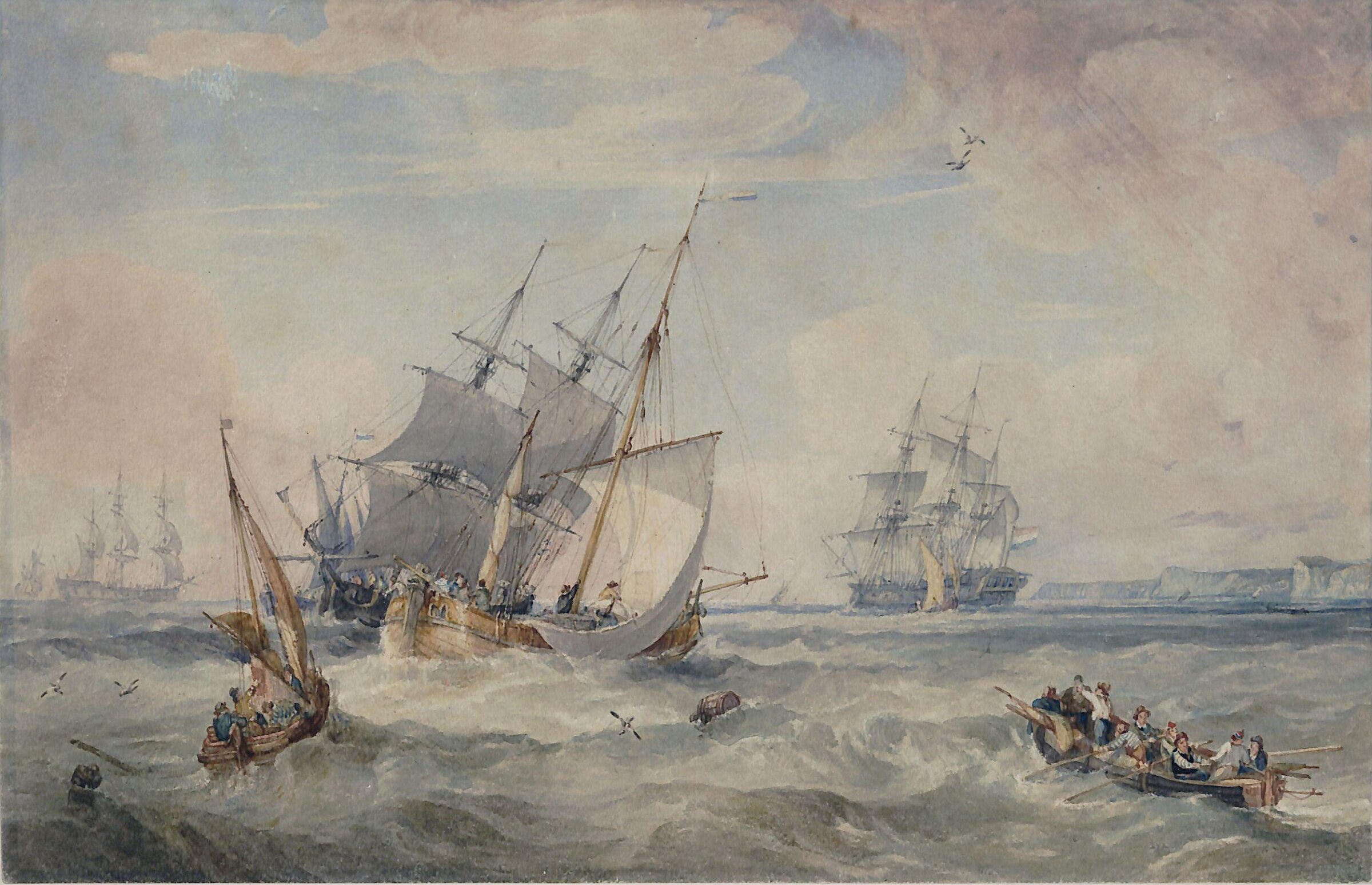 Dutch Vessels and Boats, Samuel Owen, ca. 1790-1850
