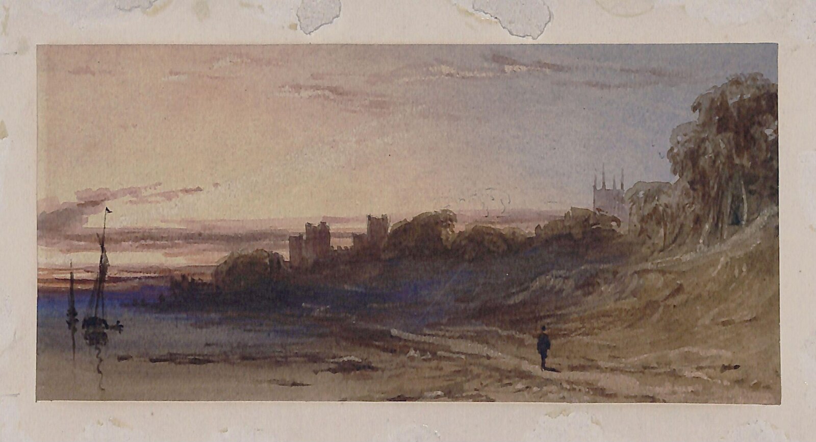 River Scene, Giles Firman Phillips, ca. 1800-66