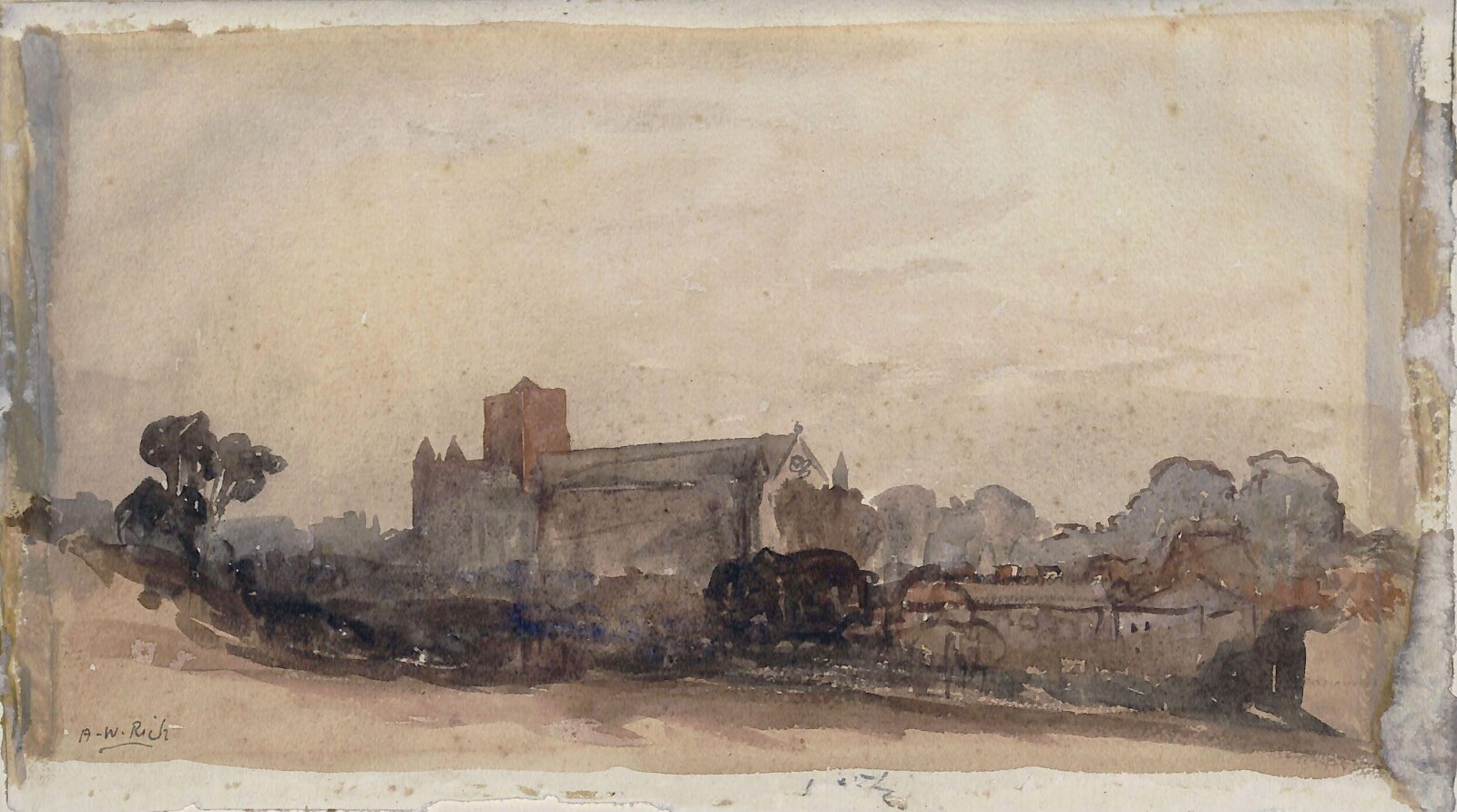 St. Alban's Abbey, Alfred Rich, late 19th century