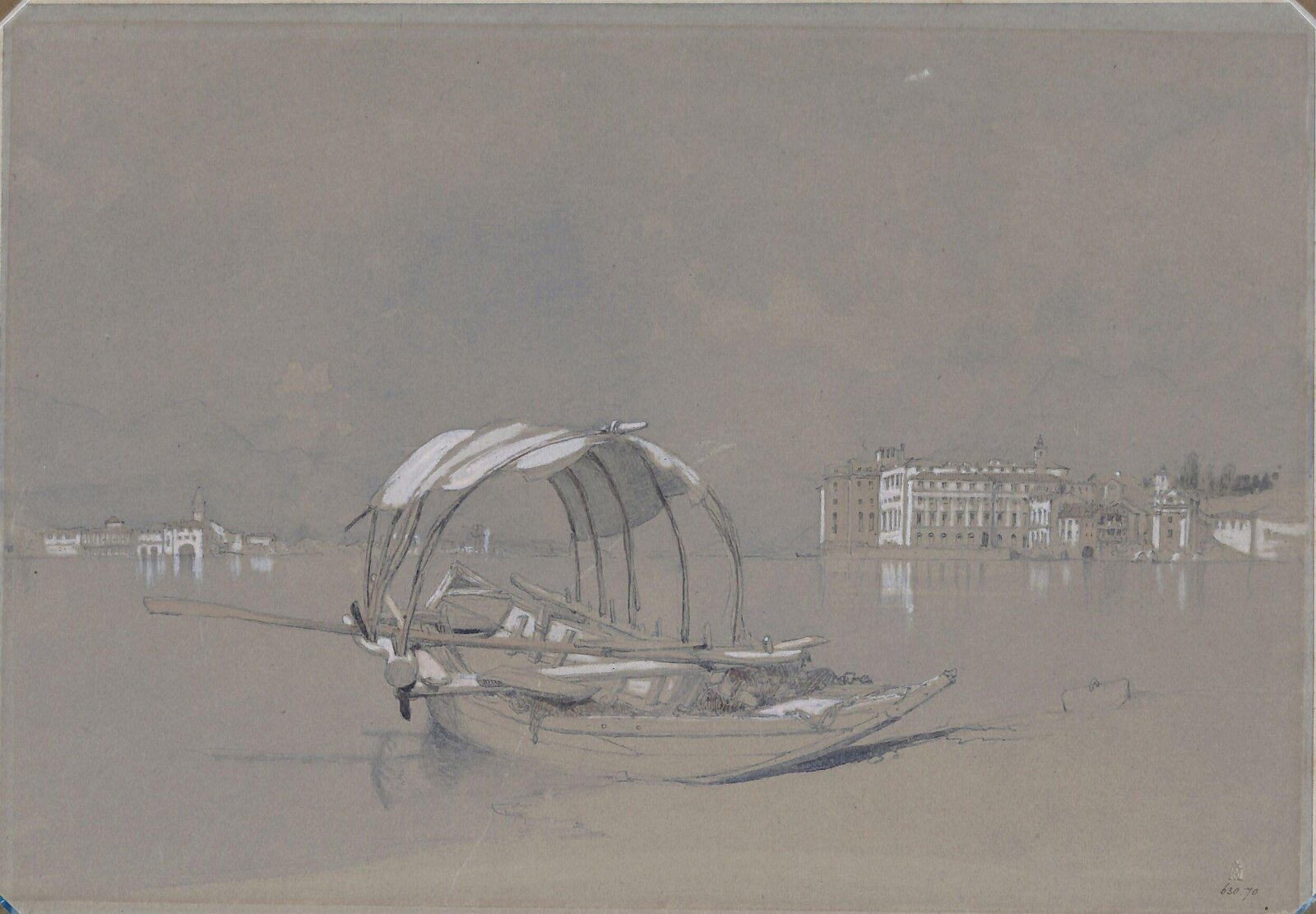 Isola Bella, Lago Maggiore, David Roberts, ca. 1825-64