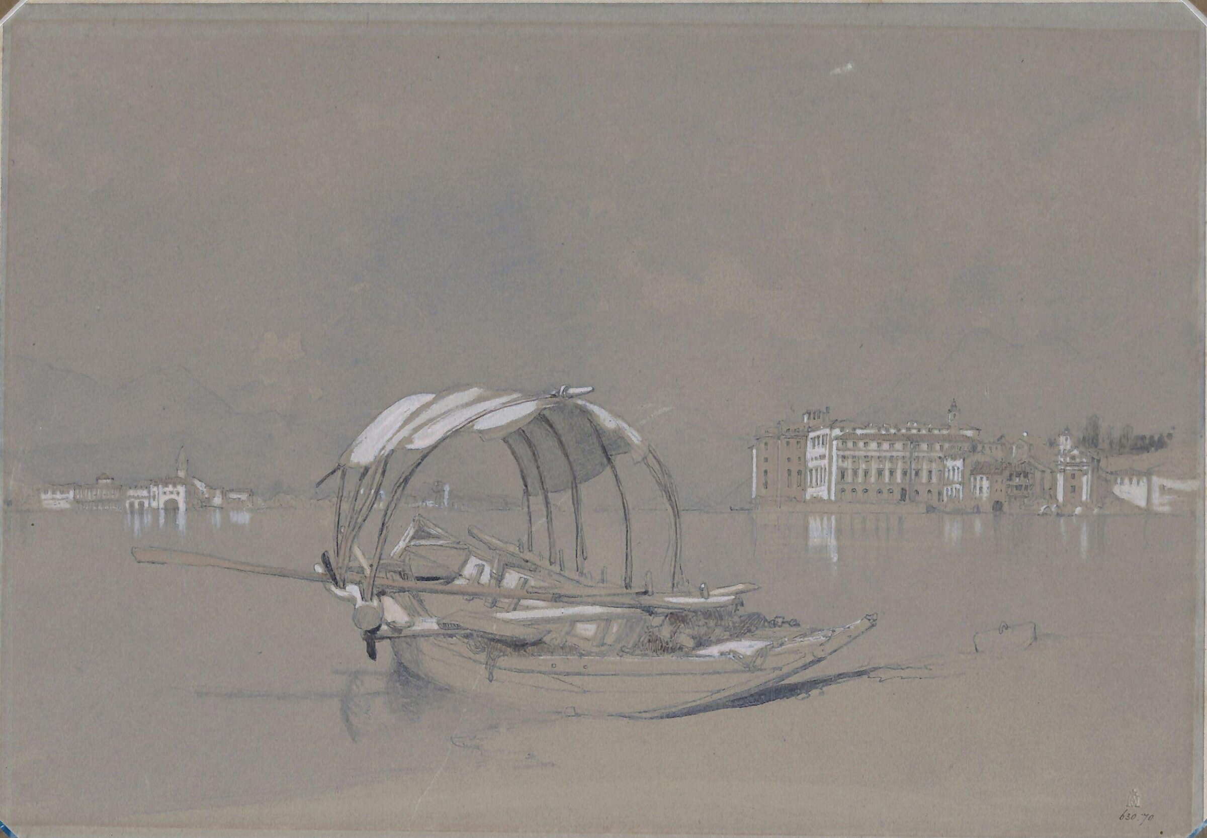 Isola Bella, Lago Maggiore, David Roberts, ca. 1825-64