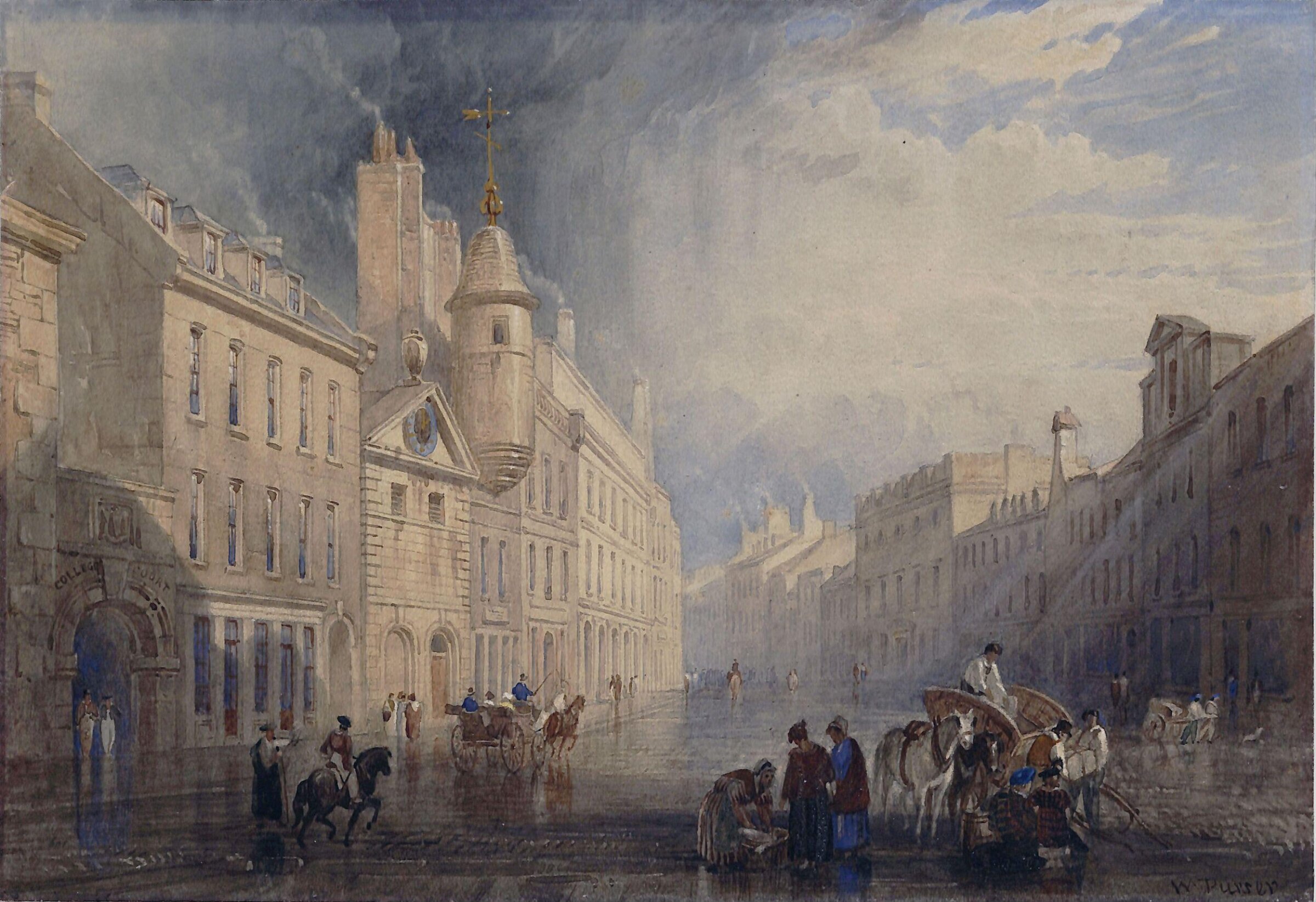 Broad Street, Aberdeen, William Purser, ca. 1820s