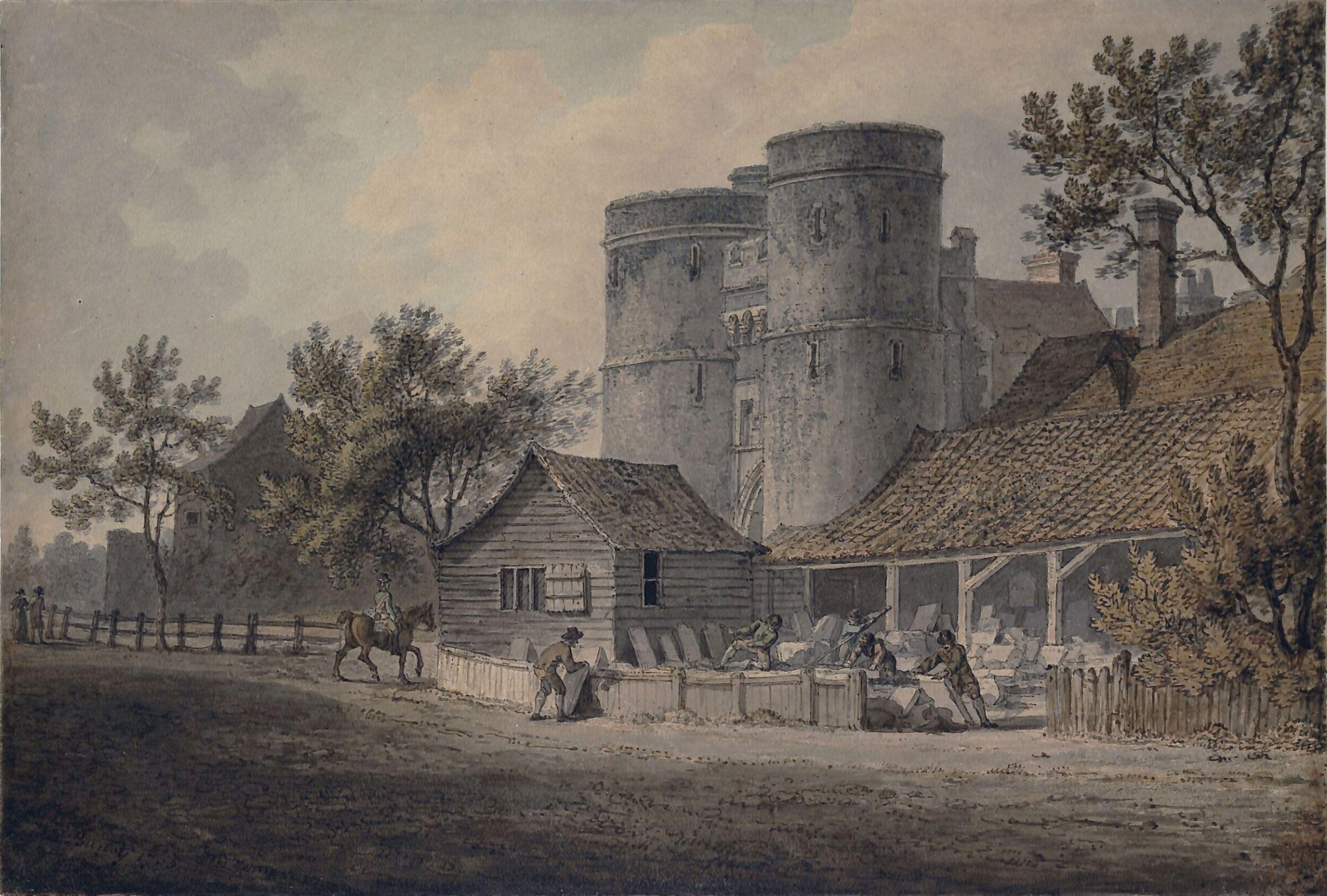 St George's or Newin Gate, Canterbury, Pouncy, 1795