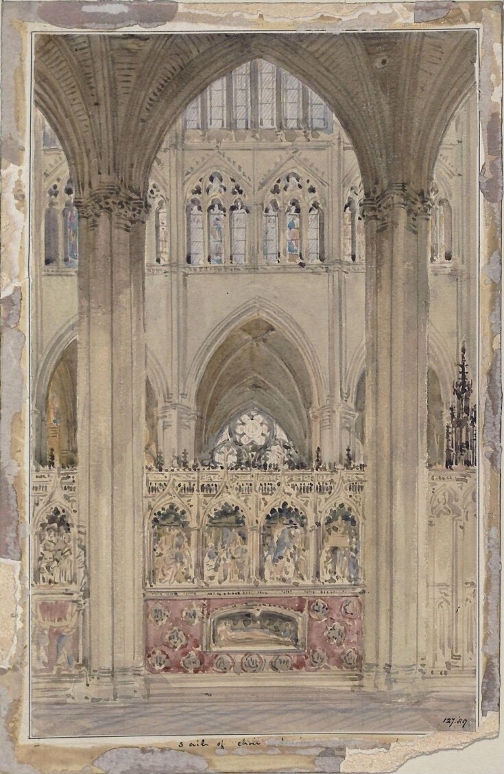 Choir aisle in Amiens Cathedral top image