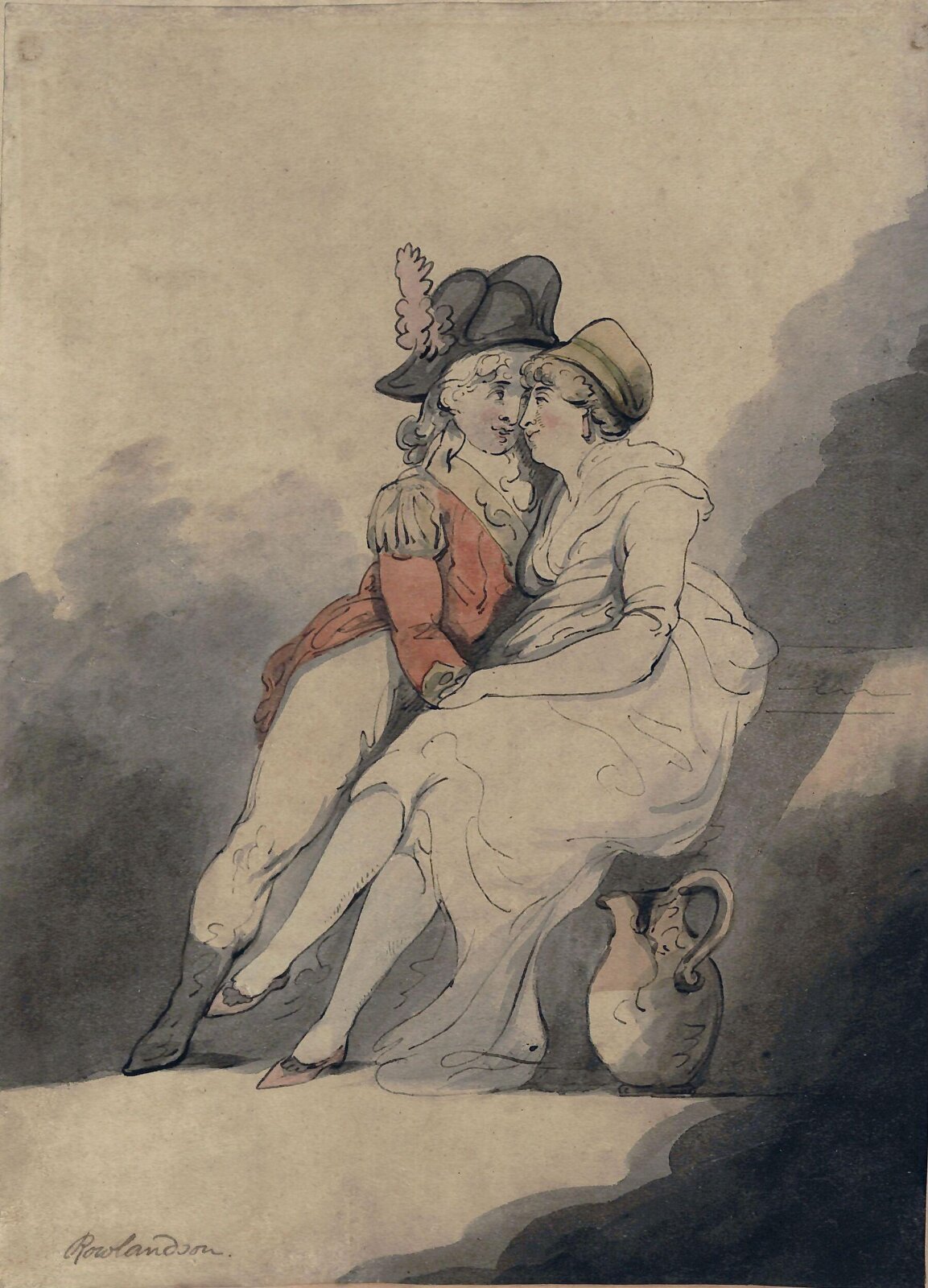 Flirtation, Thomas Rowlandson, c.1800-1810
