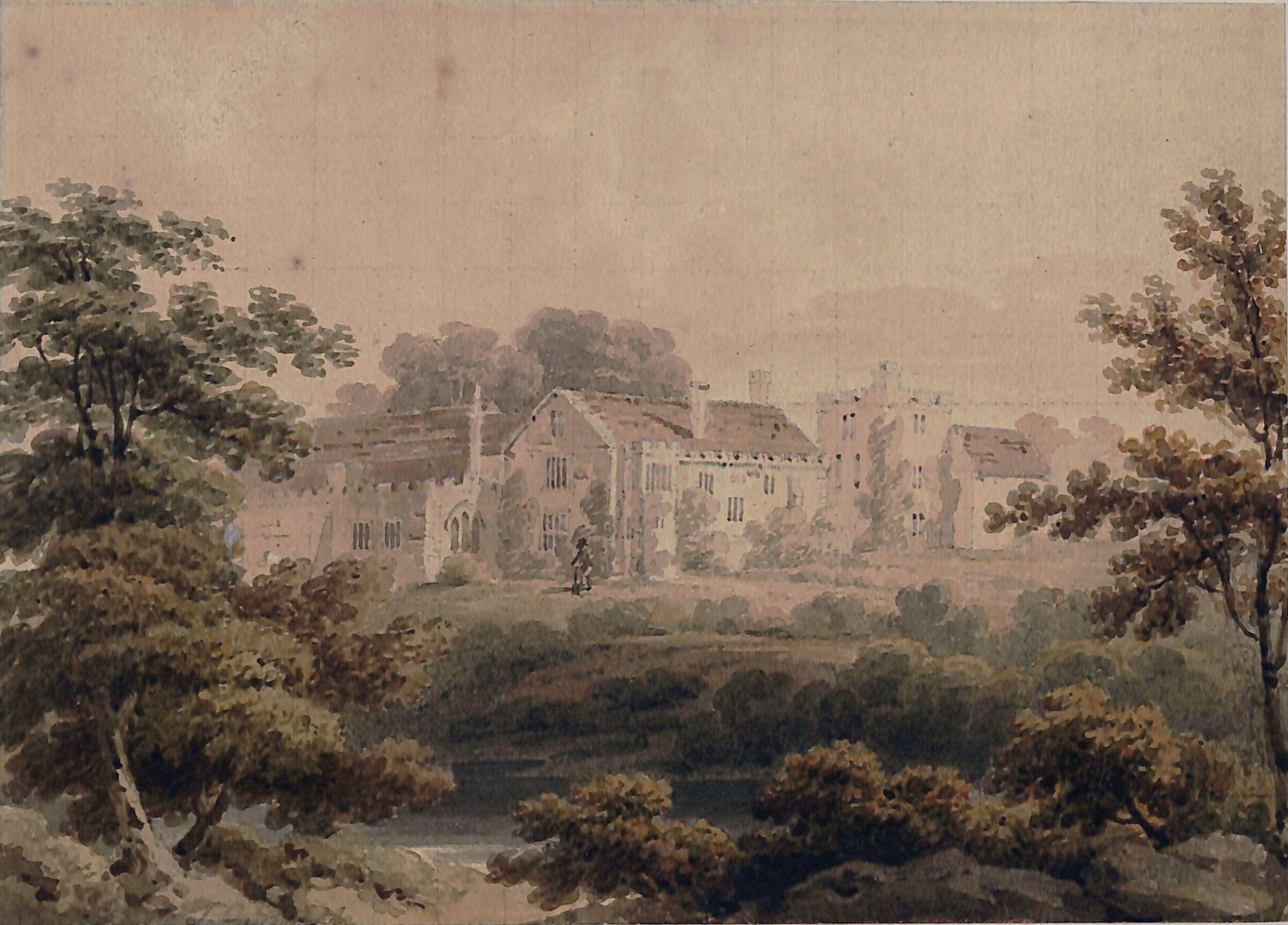 Pooley Hall, Warwickshire, Joseph Clarendon Smith, ca. 1796-1810