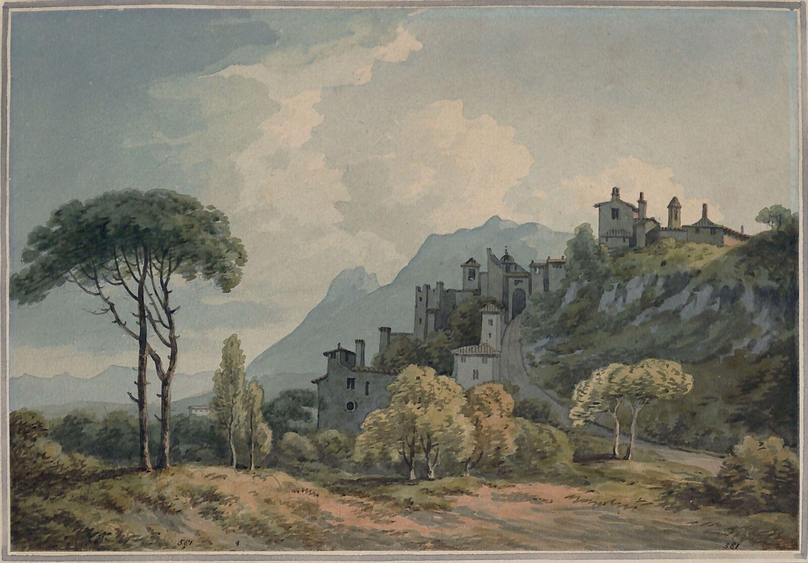 Terracina, John 'Warwick' Smith, ca. 1800
