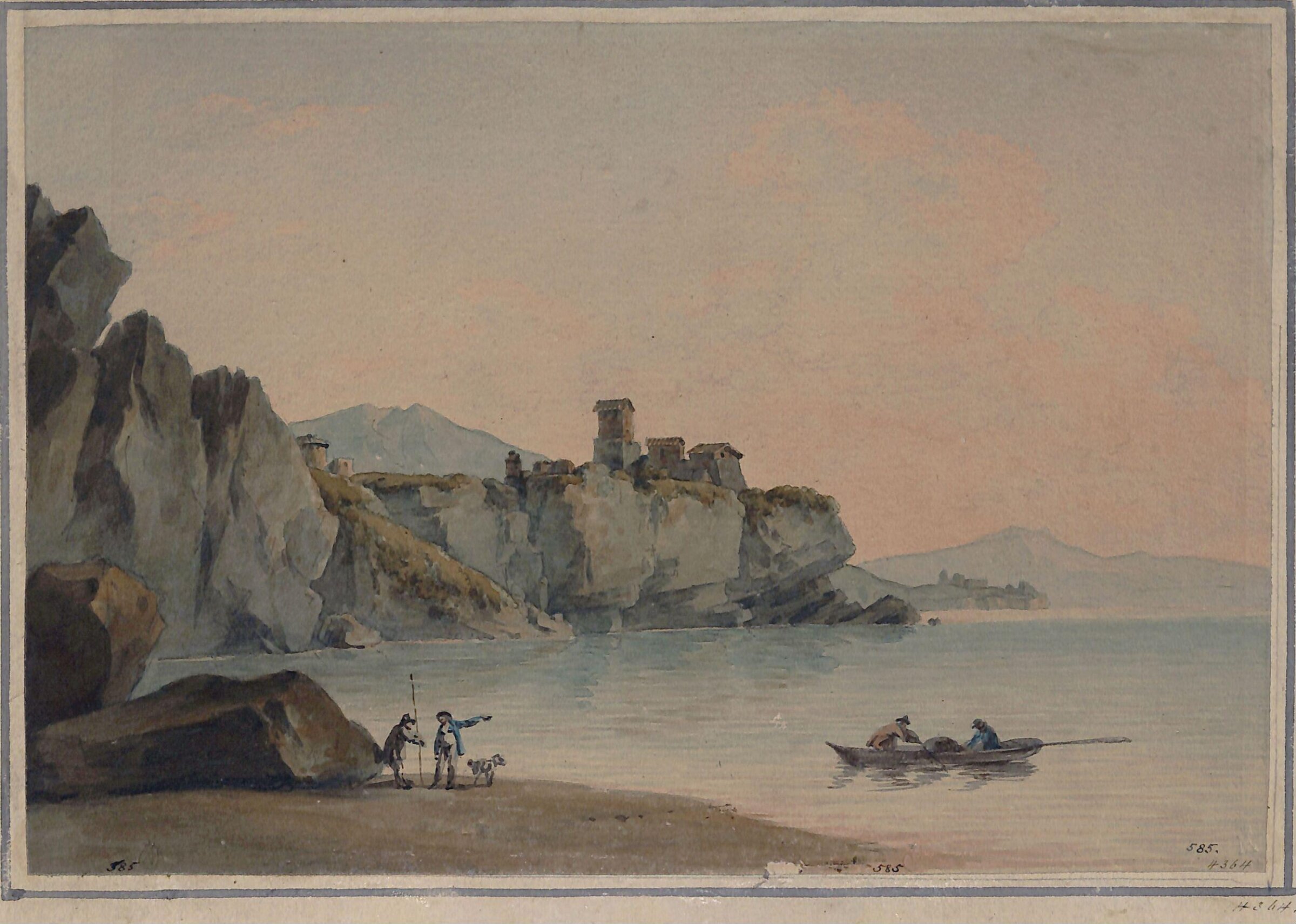 Coast near Castiglione, John 'Warwick' Smith, 1795