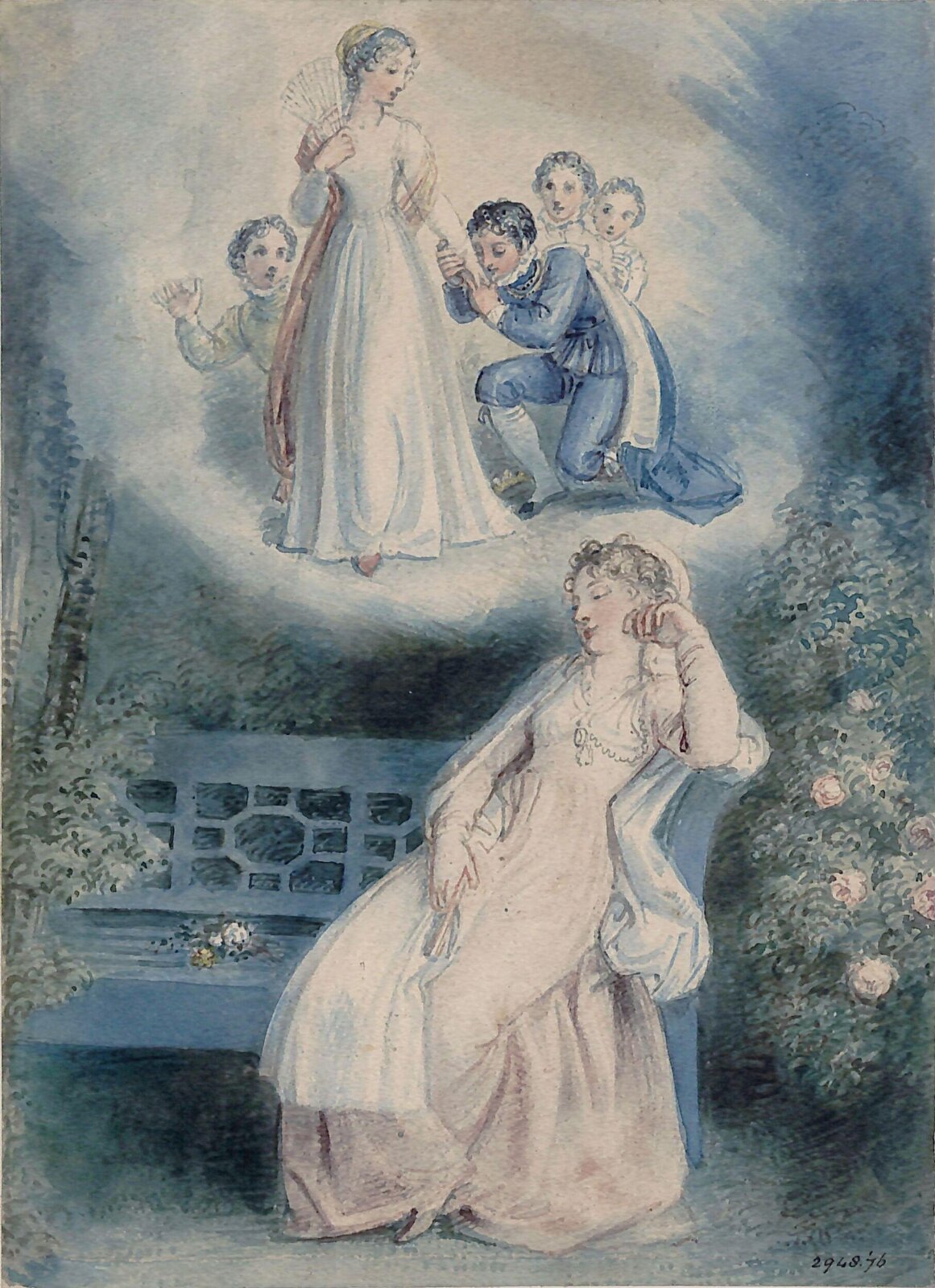The Lady's Dream, Thomas Stothard, ca. 1800-34