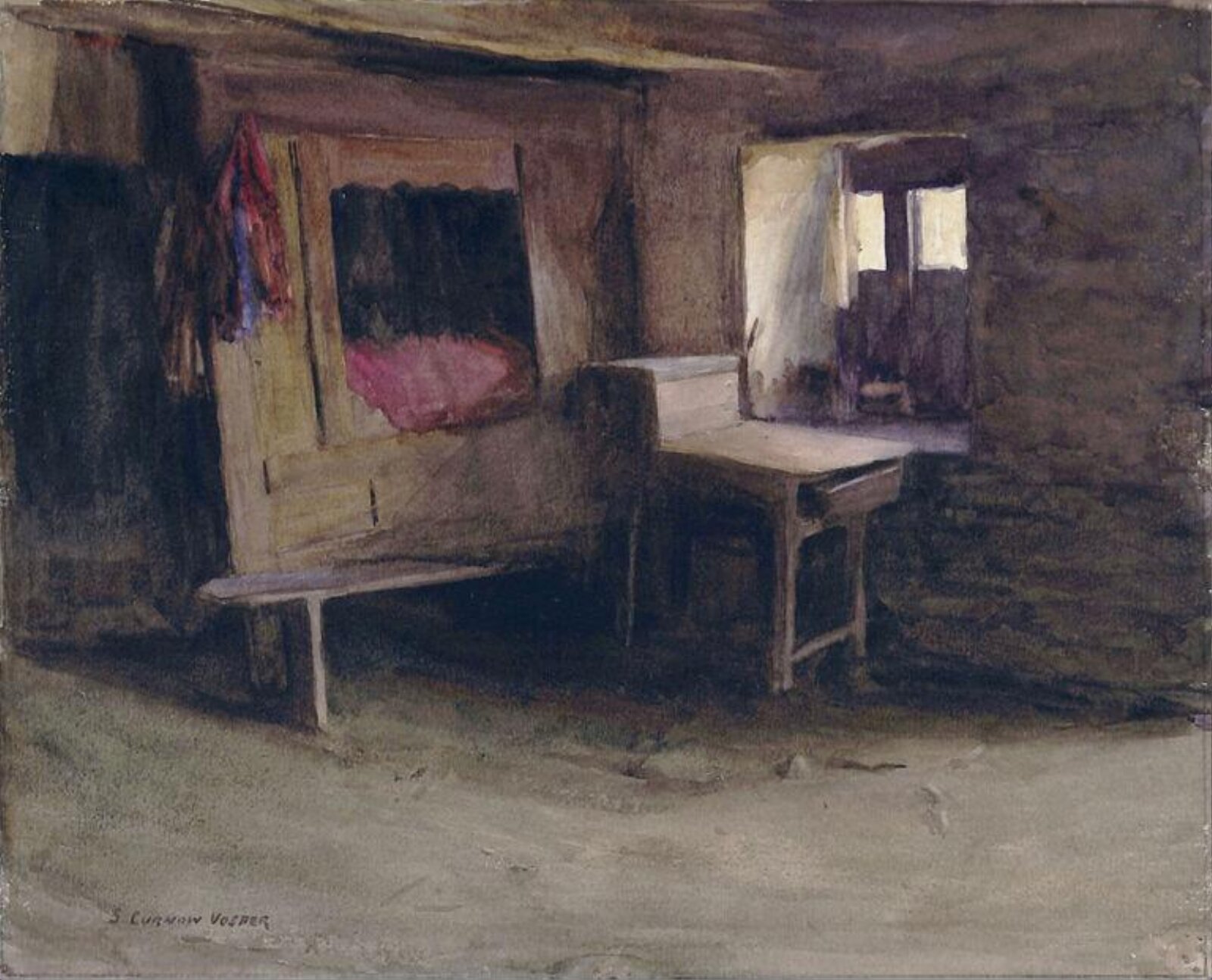 A Breton Interior, Curnow, ca. 1890-1920