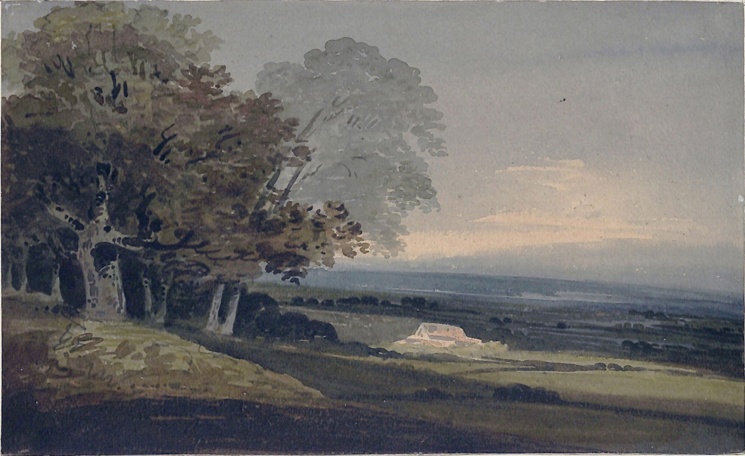 Landscape, William Fleetwood Varley, ca. early 19th century