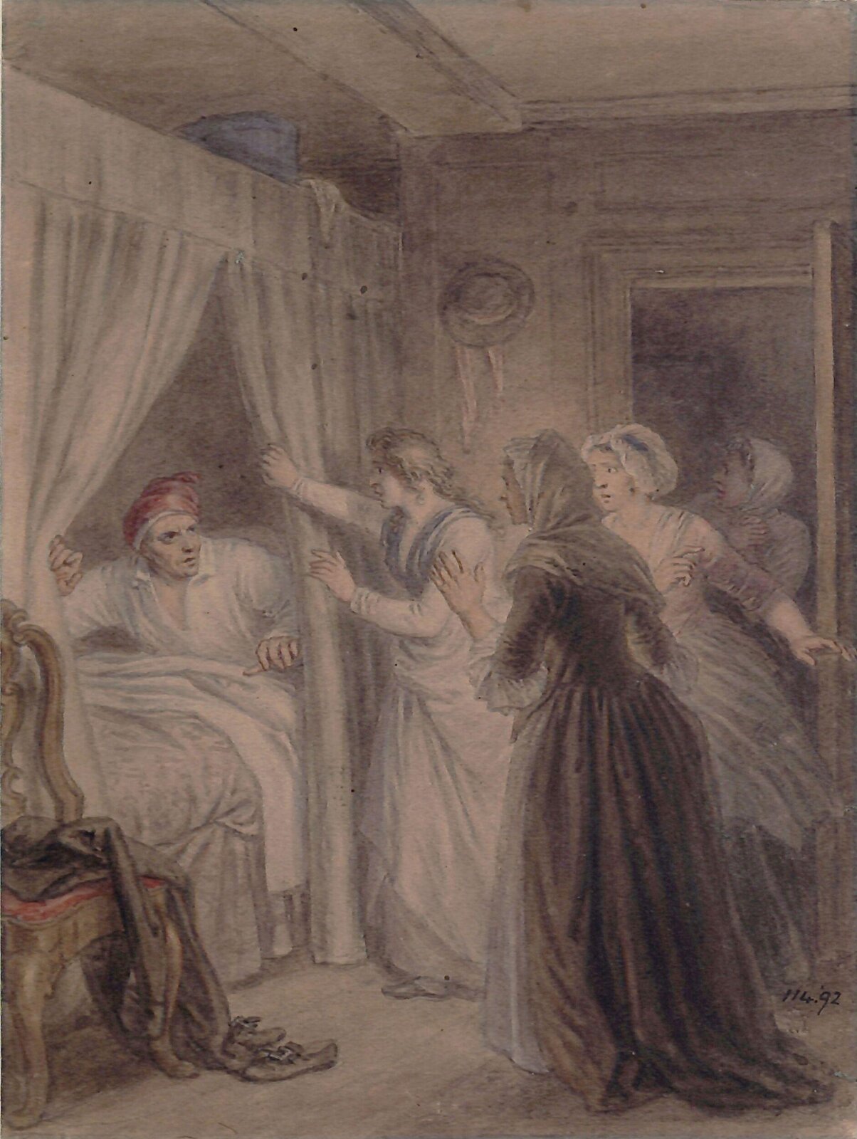 The Alarm, John Masey Wright, ca. 1800-1850