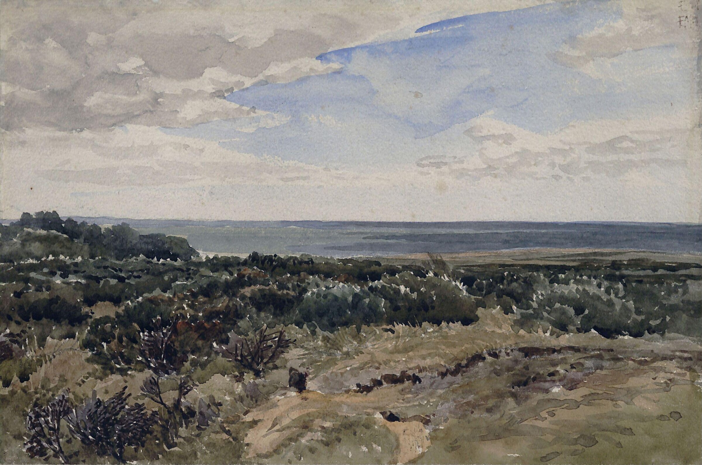 Gorse Common, Edmund Morison Wimperis, ca. 1855-1900