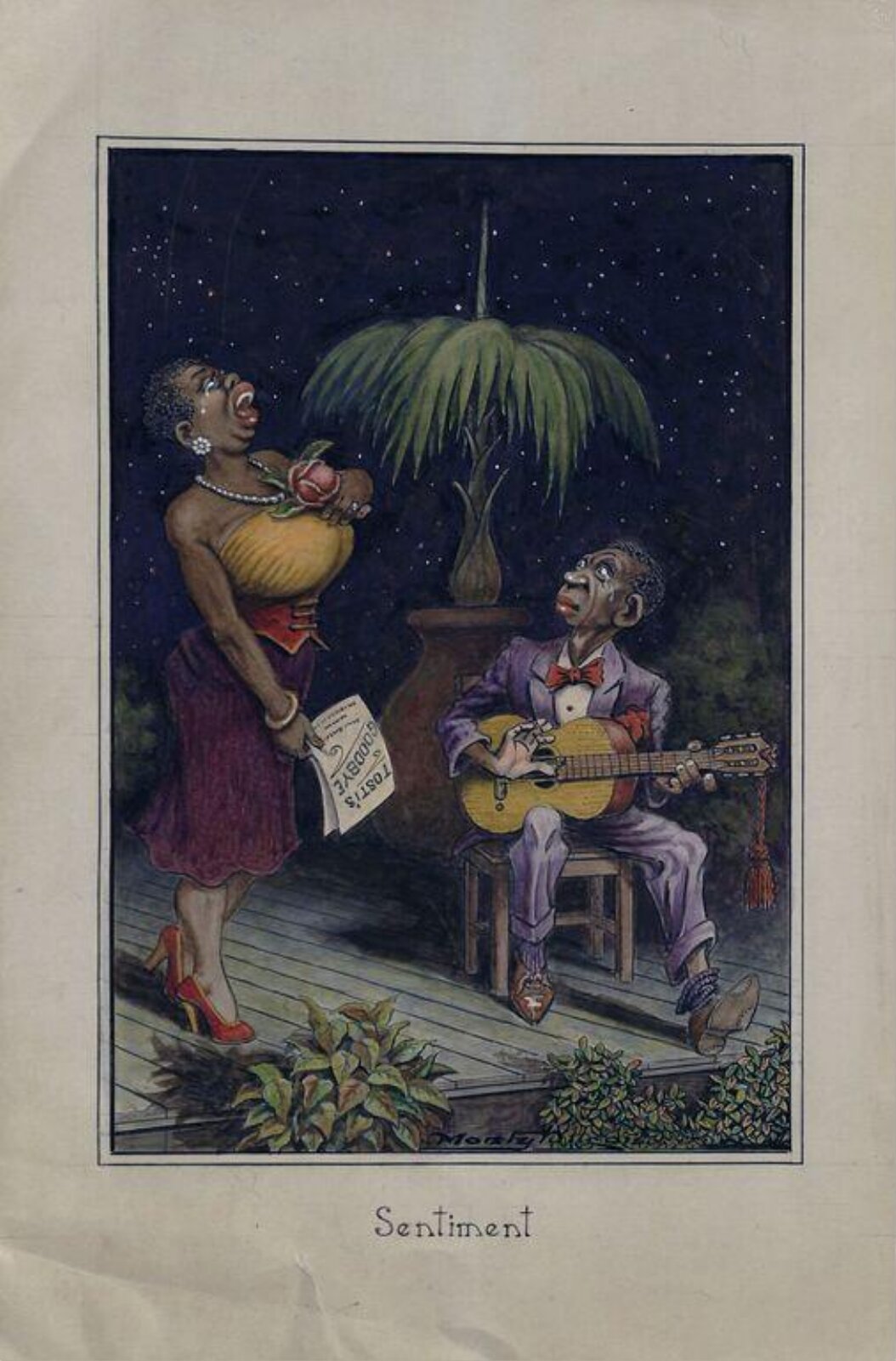 Sentiment, Monty Wilson, ca. 1950