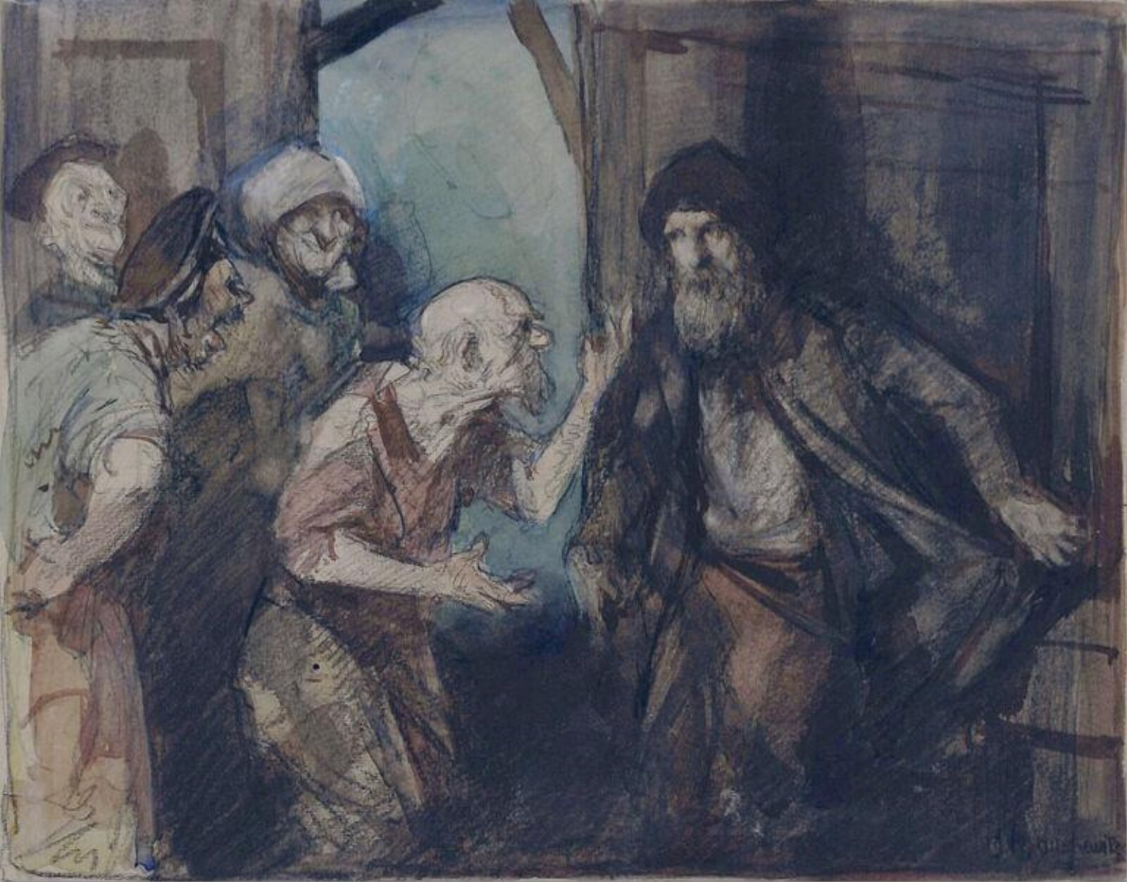 The Quarrel, John Henry Amshewitz, ca. early 20th century