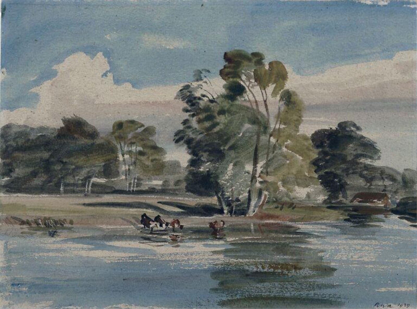 Near Cambridge, Rowland Wright Alston, 1939