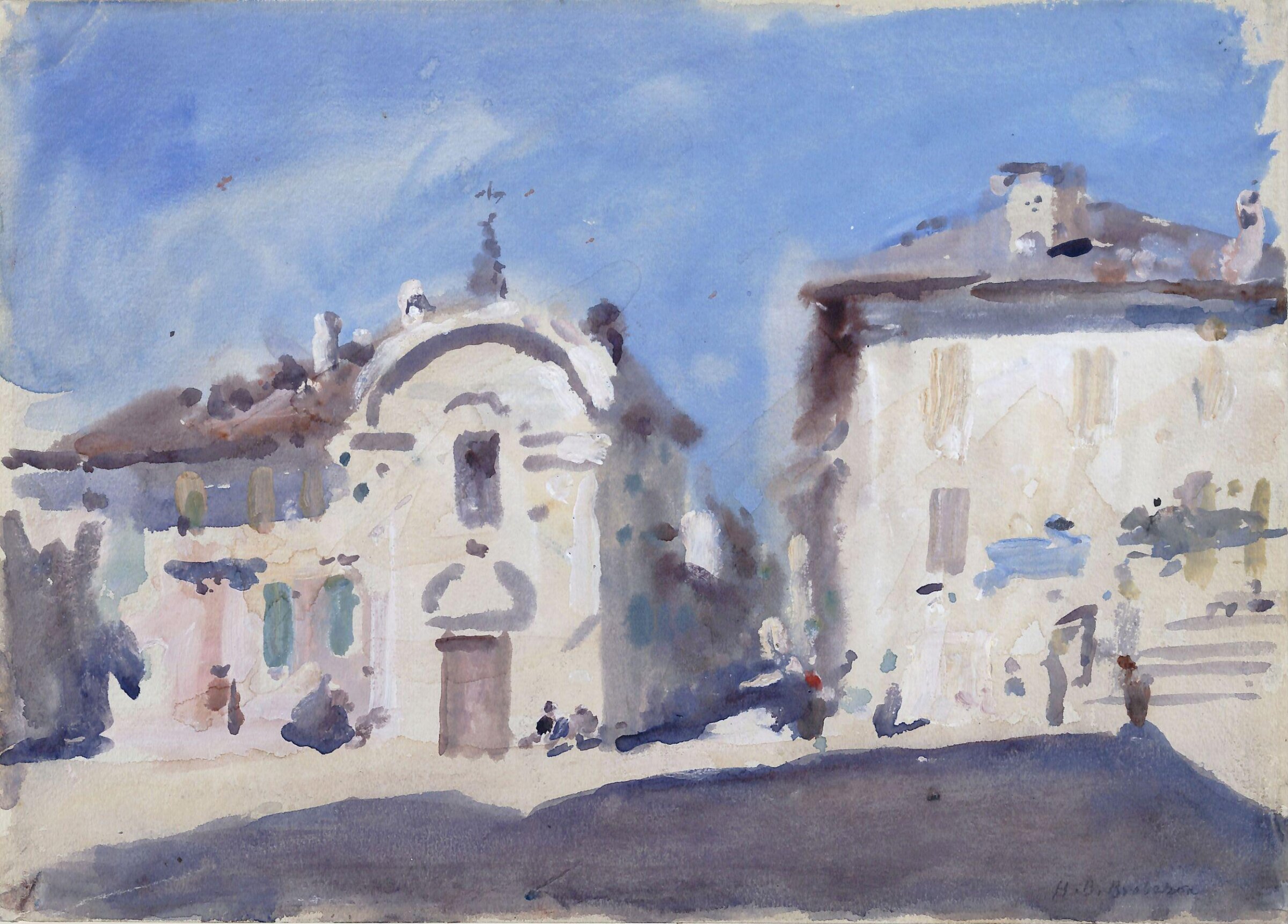 White Houses, Varennes, Hercules Brabazon Brabazon, ca. 1850-1904