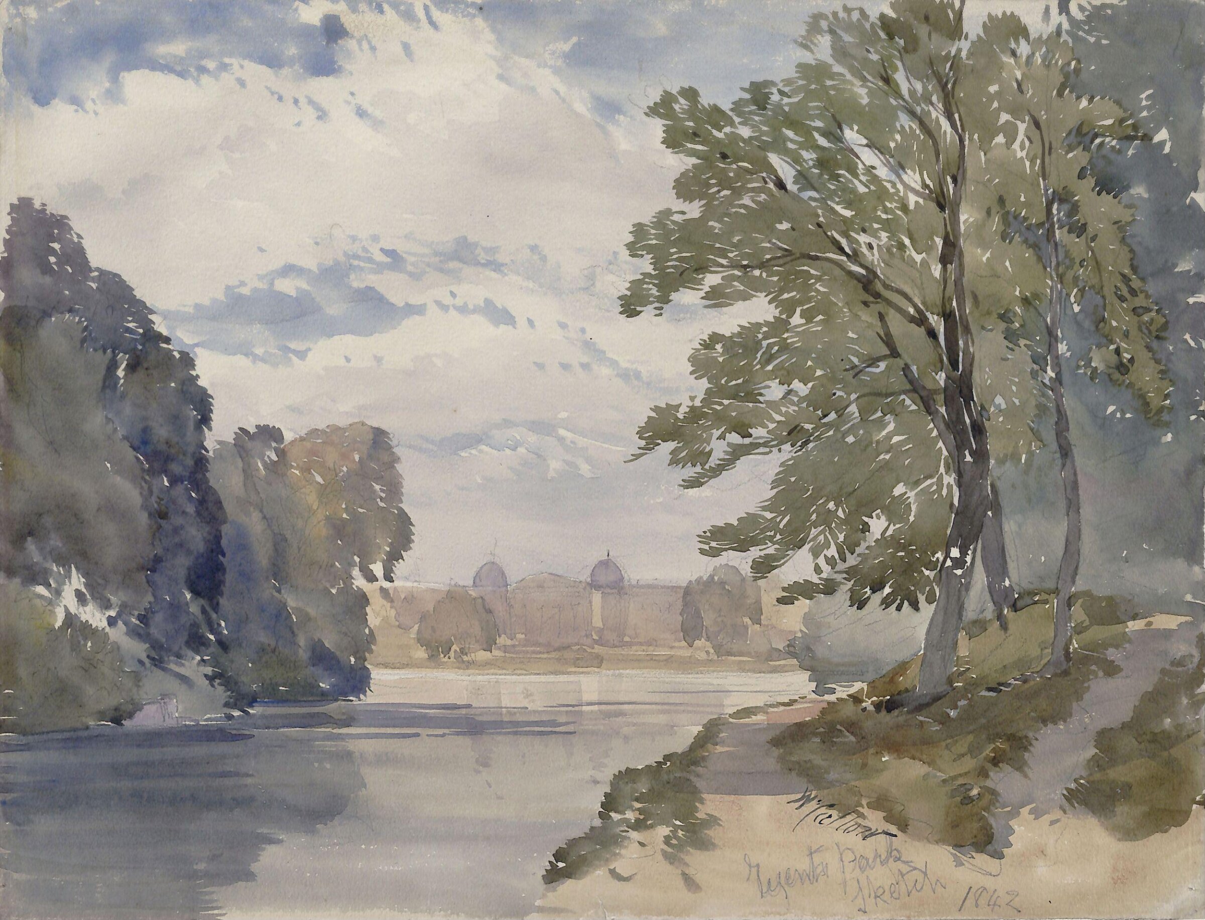 View in Regent's Park, William Callow, 1842