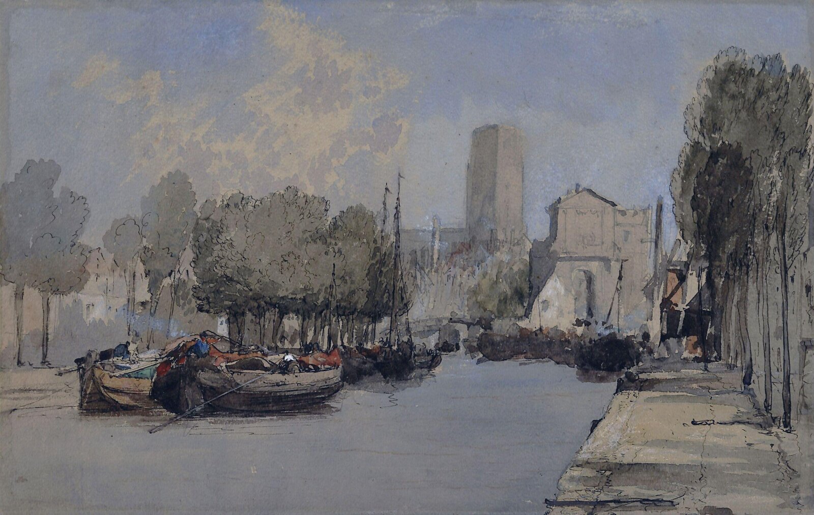 Dordecht, Augustus Wall Callcott, ca. early 19th century