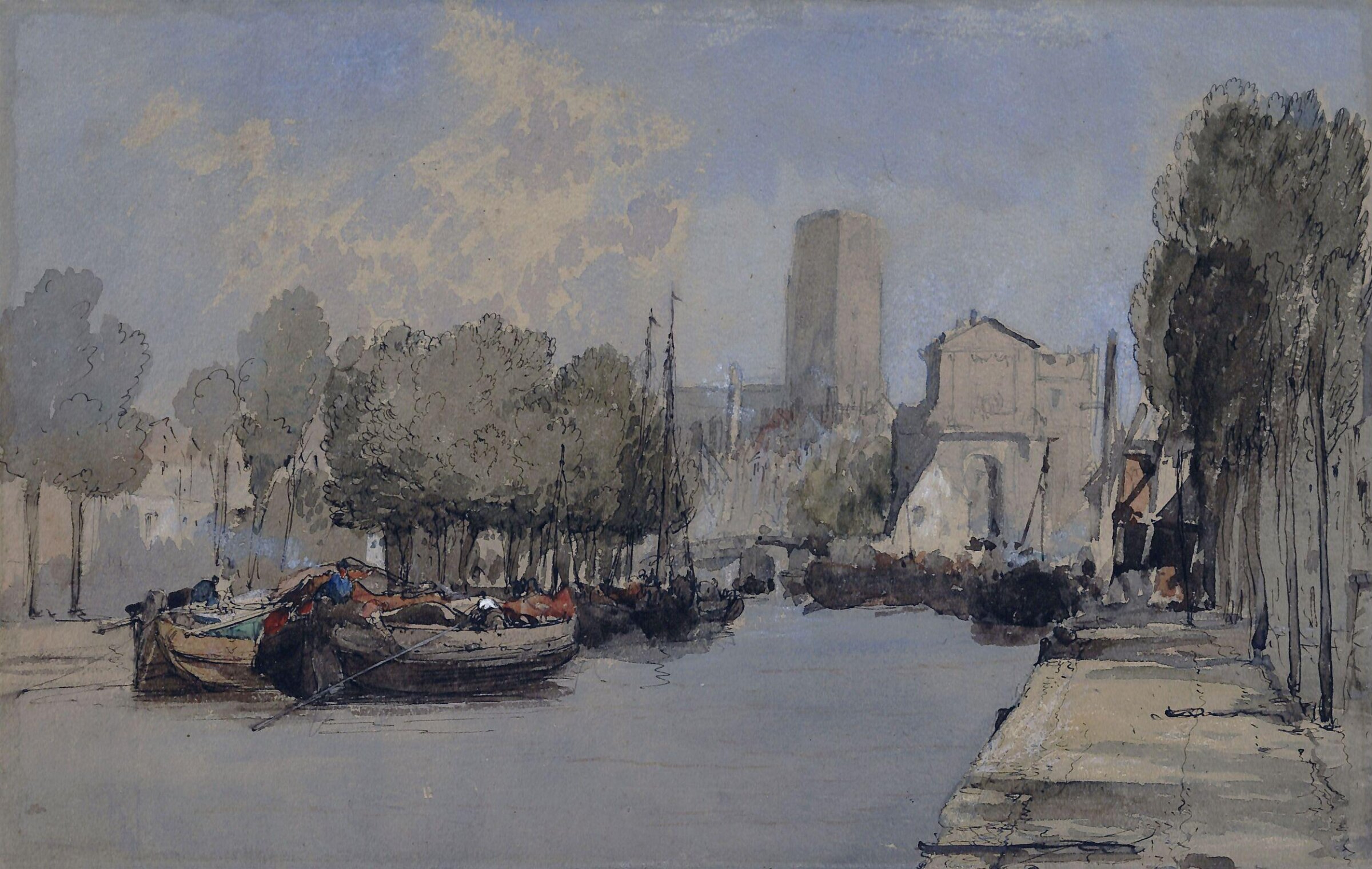 Dordecht, Augustus Wall Callcott, ca. early 19th century