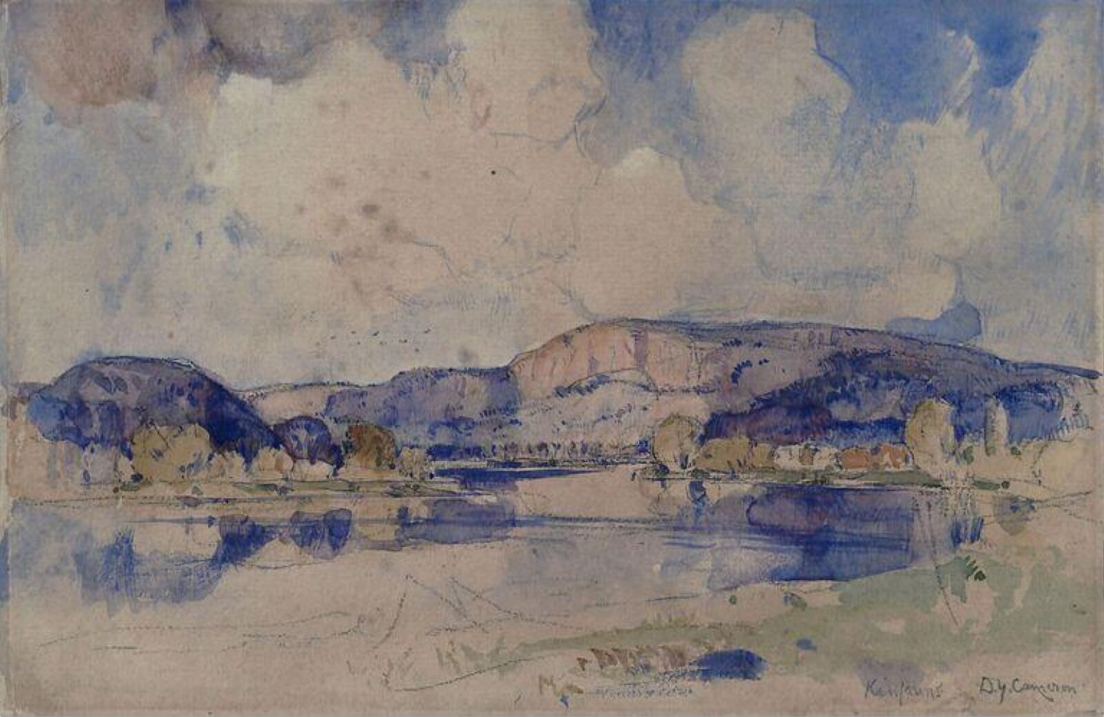 Kinfauns, David Young Cameron, ca. 1880-1929