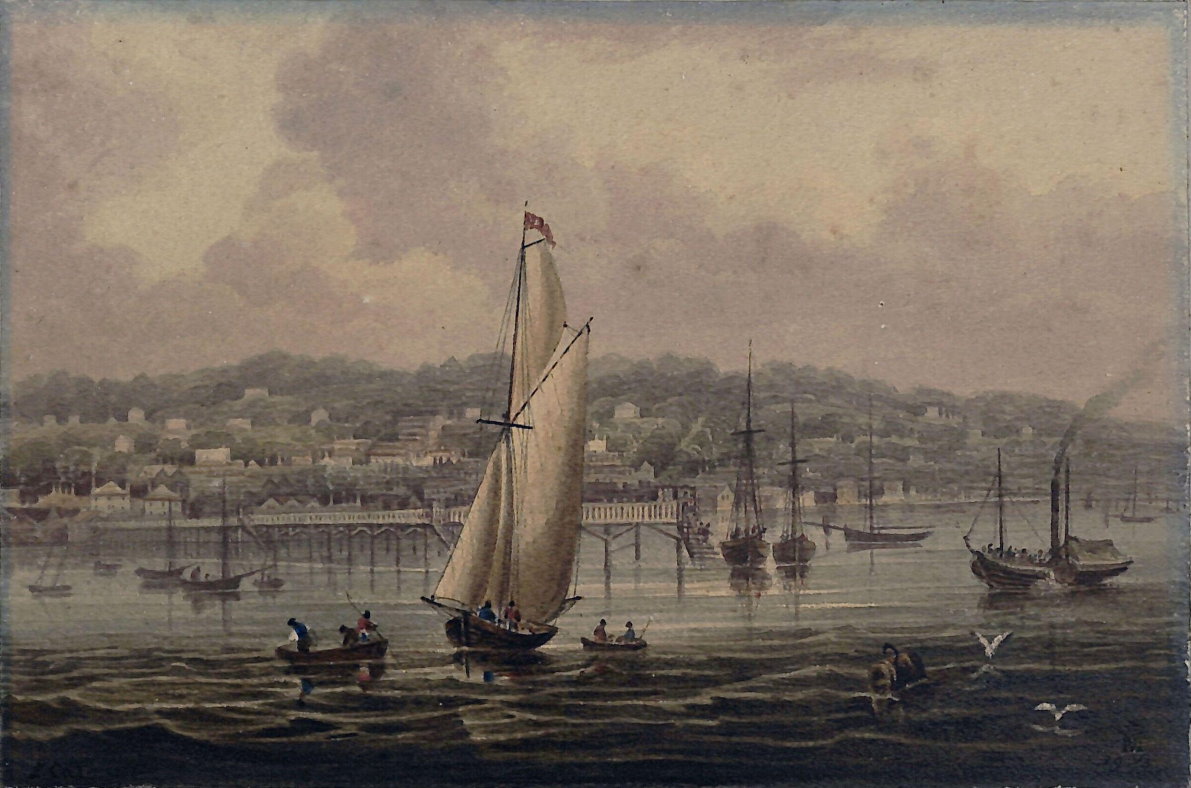 Ryde, Isle of Wight, Frederick Calvert, early 19th century