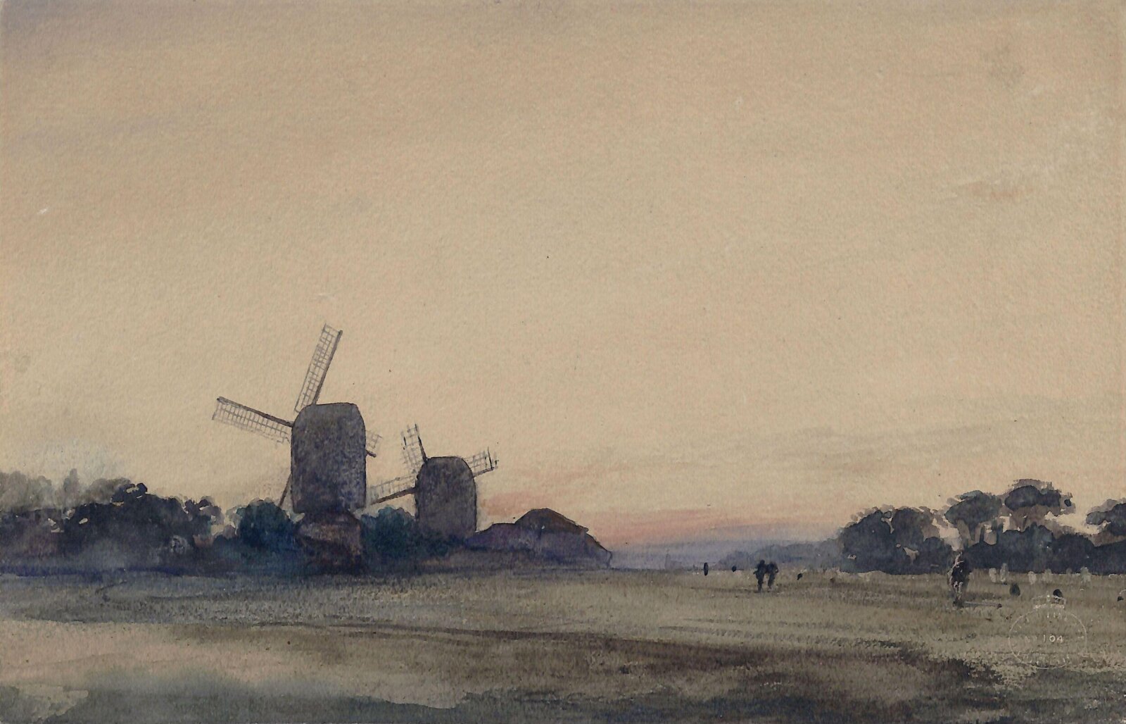 Windmill, Blackheath, Edward William Cooke, ca. mid 19th century