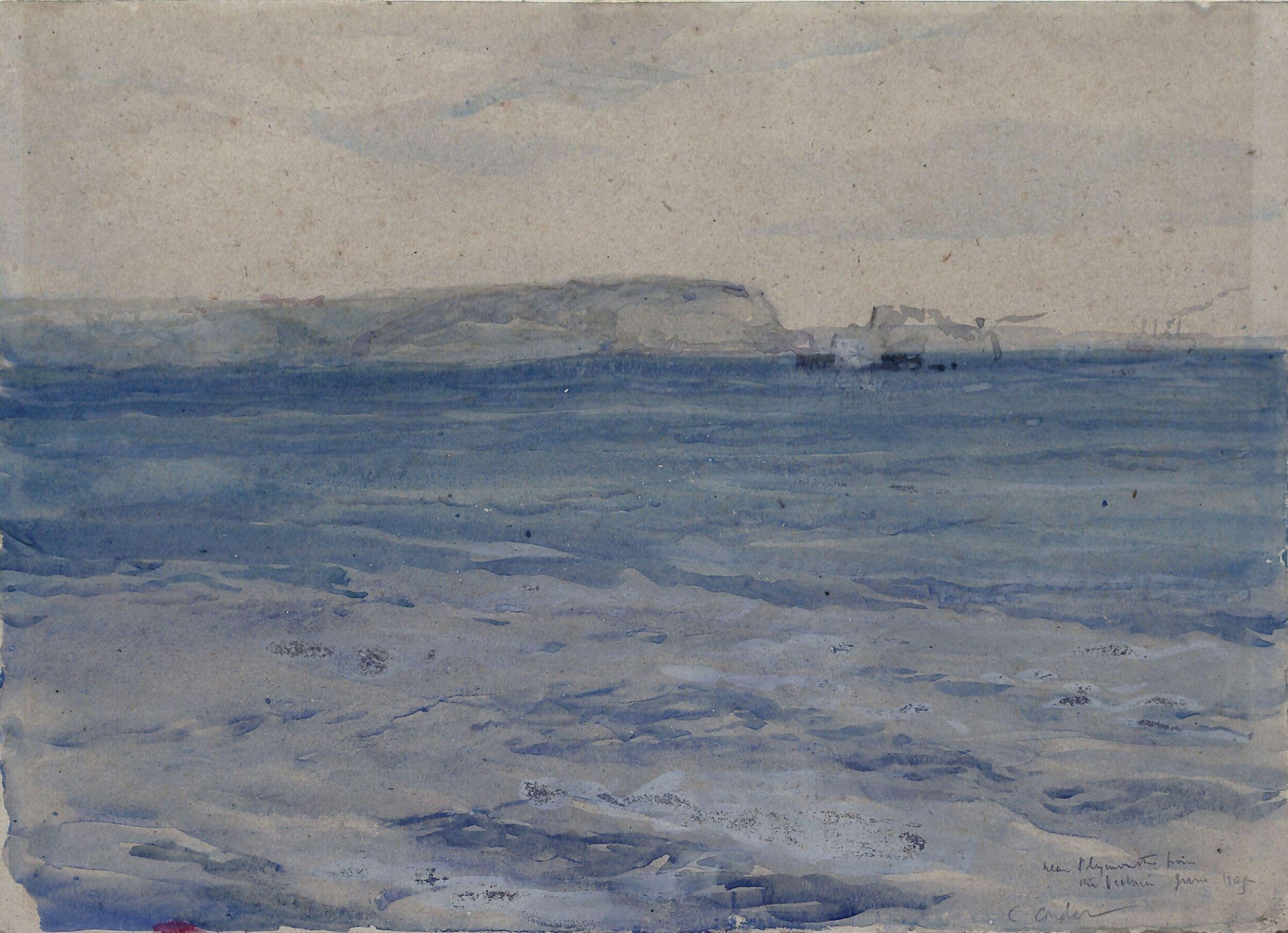 The Blue Waters of Plymouth, Charles Conder, 1905