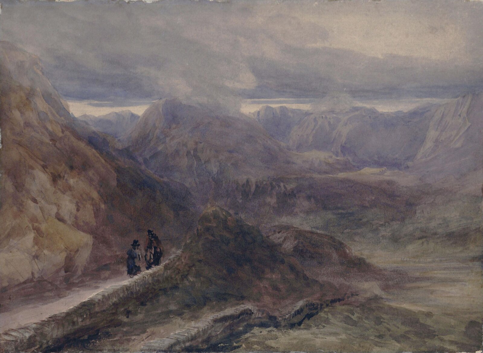 A Welsh Landscape, David Cox the elder, ca. 1800-59