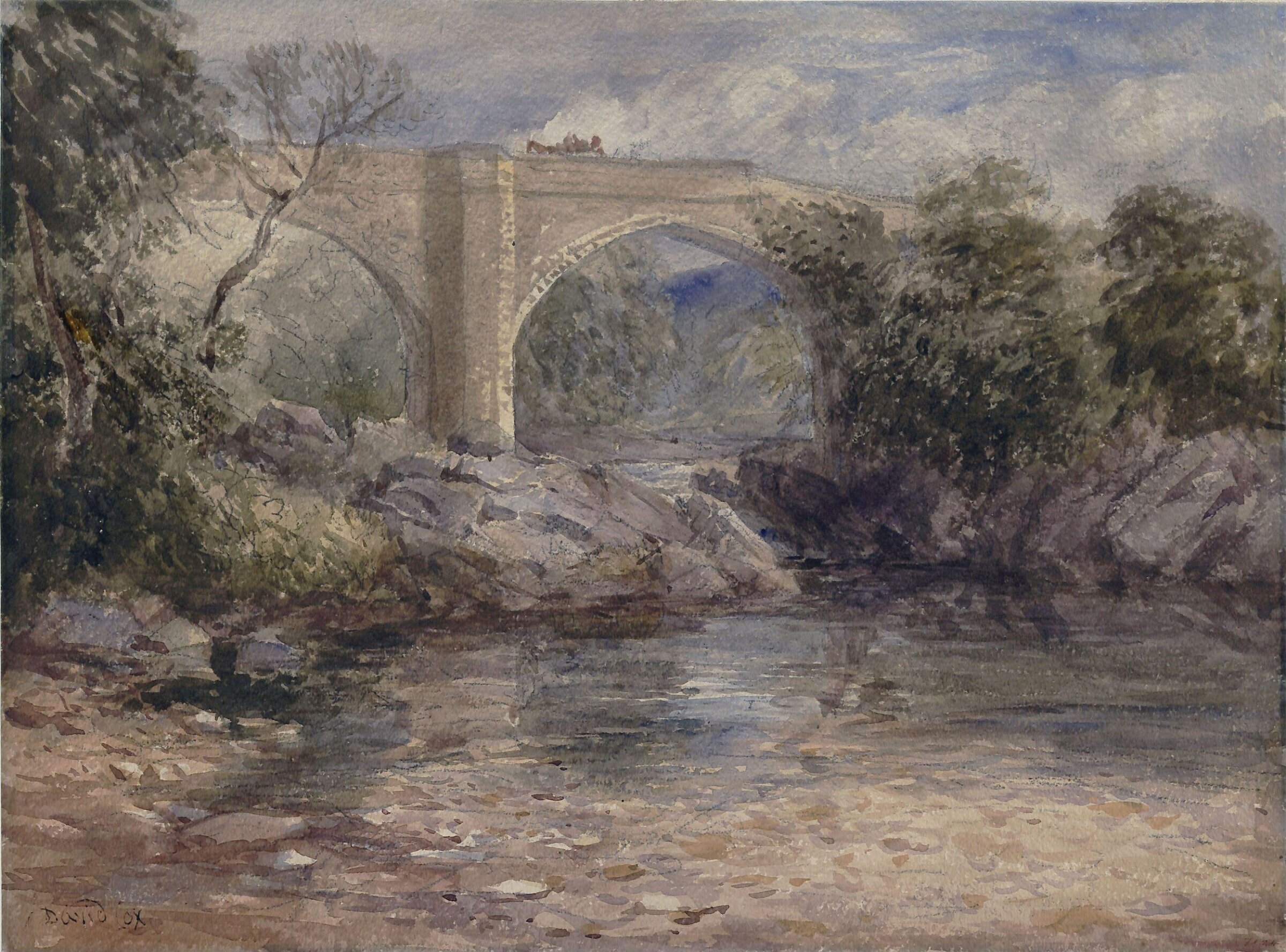 On the lune, Kirby Lonsdale, David Cox the elder, 1800-50