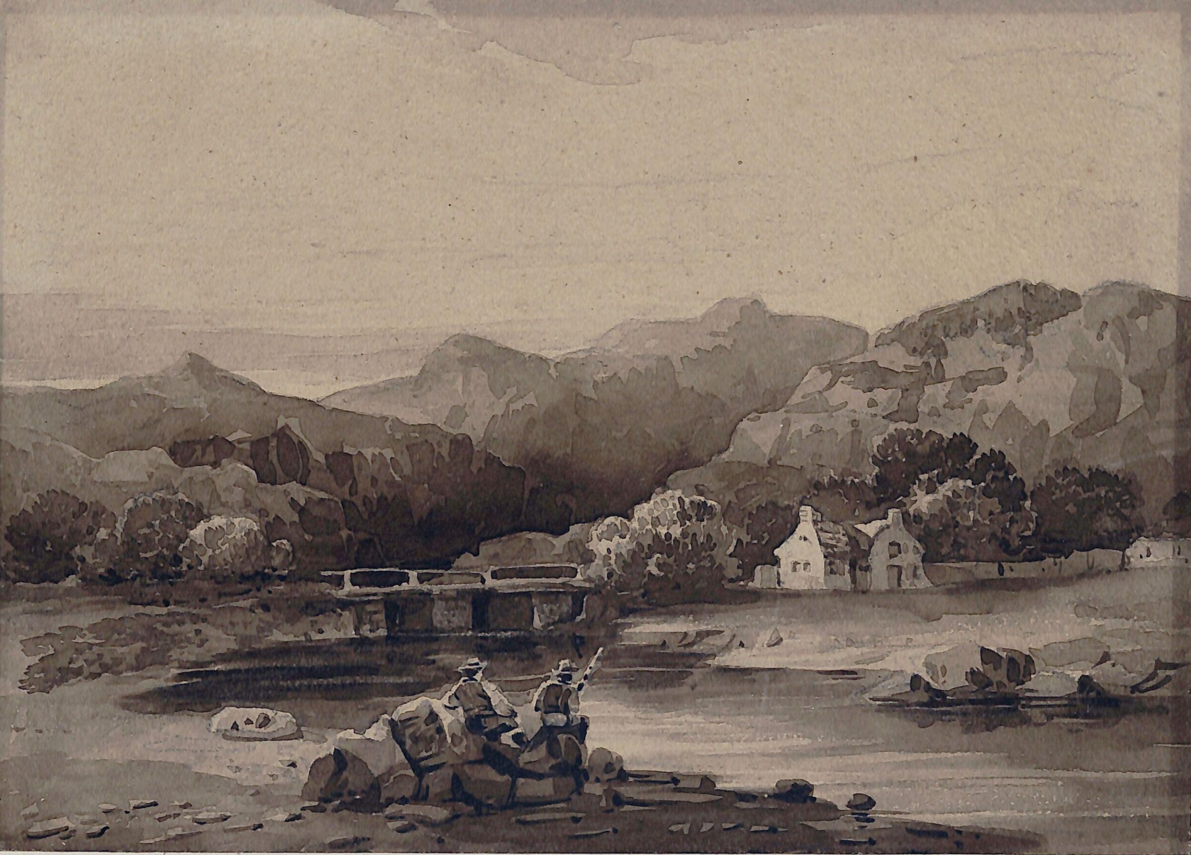 View in North Wales, David Cox the elder, ca. 1800-59