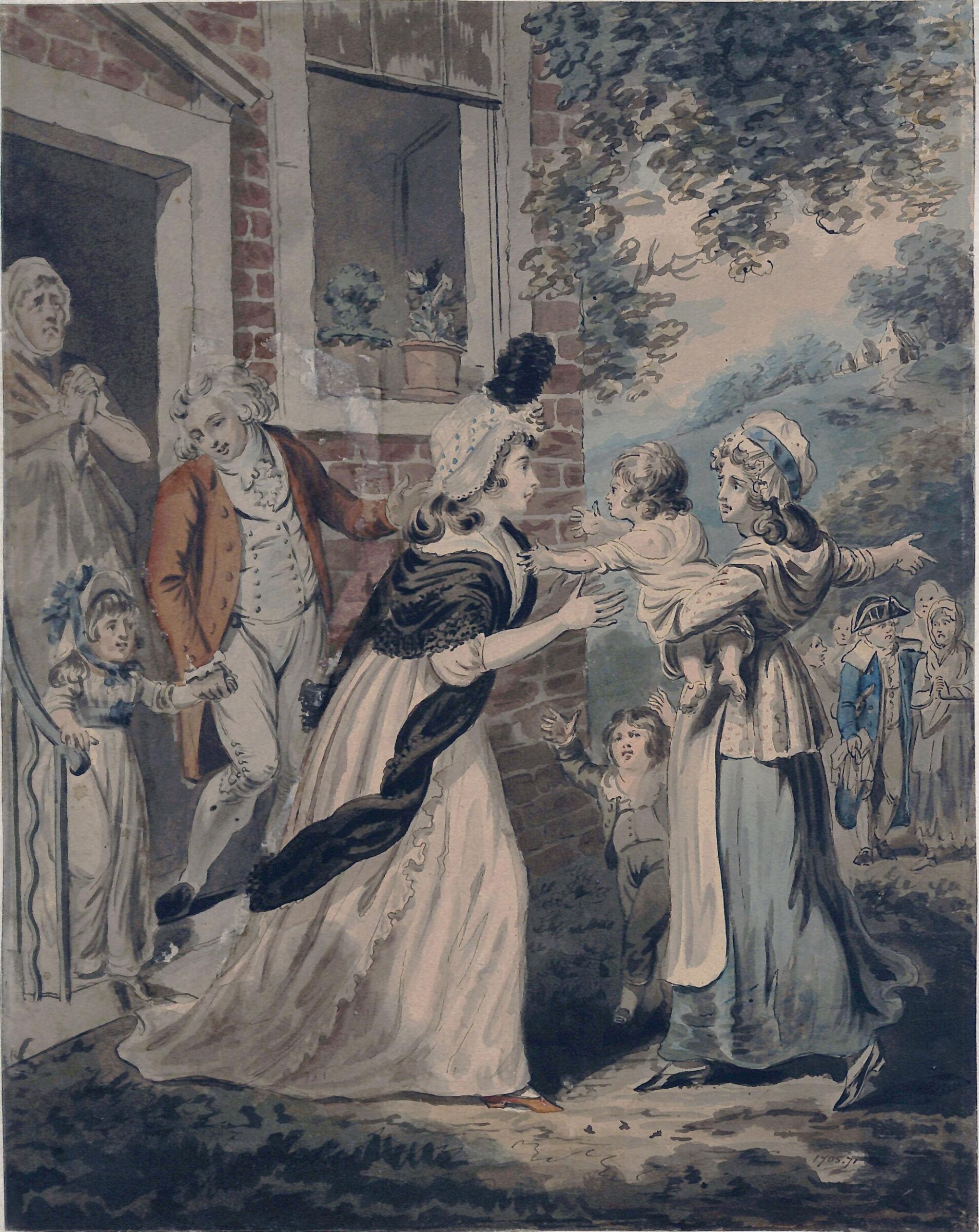 The Child Found, Isaac Cruikshank, ca. 1780-1810