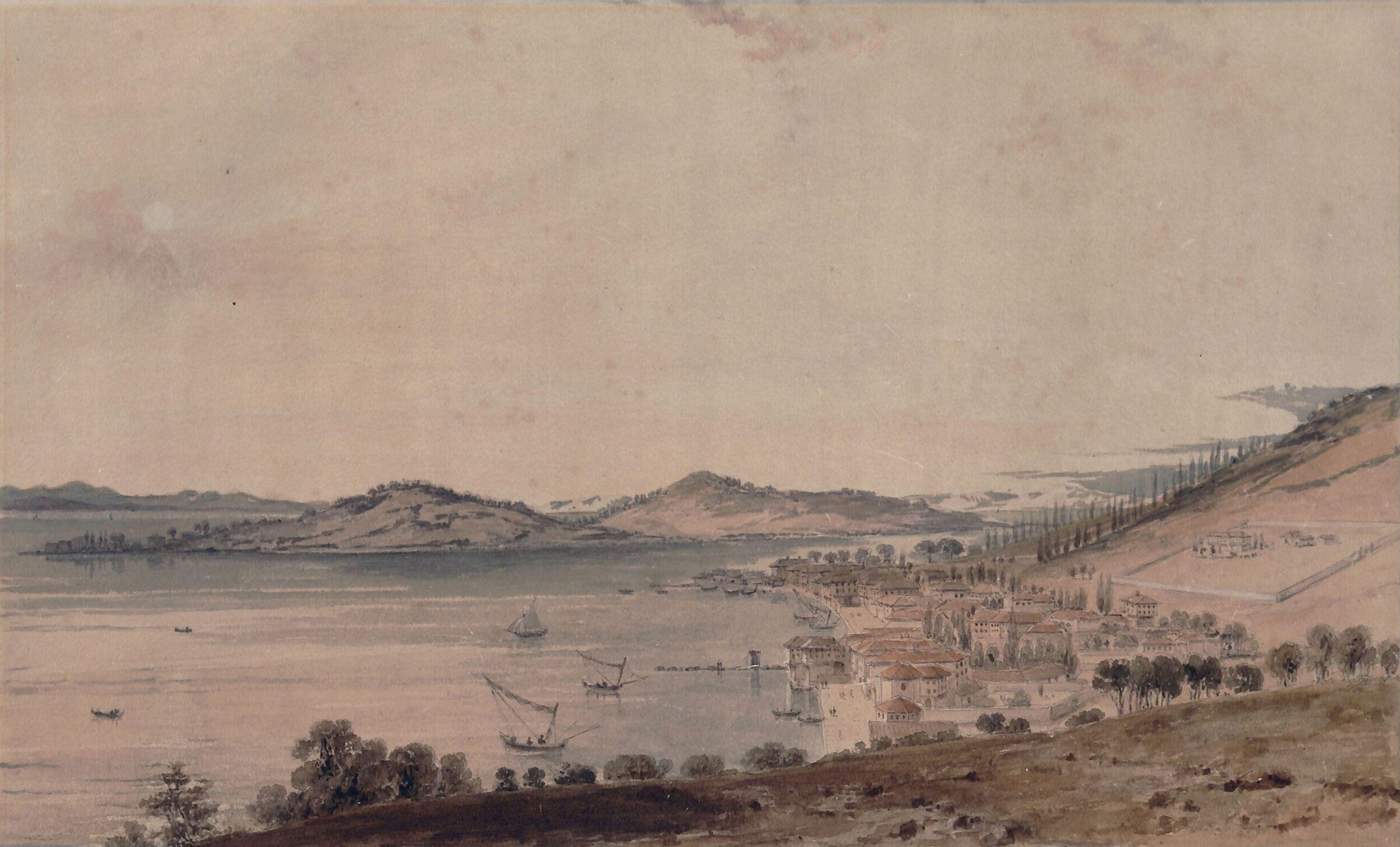 Islands Khalxi and Prinkipos, Sea of Marmora, William Daniell, ca. 1790-1837
