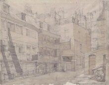 Sketch of the George Inn, Southwark thumbnail 1