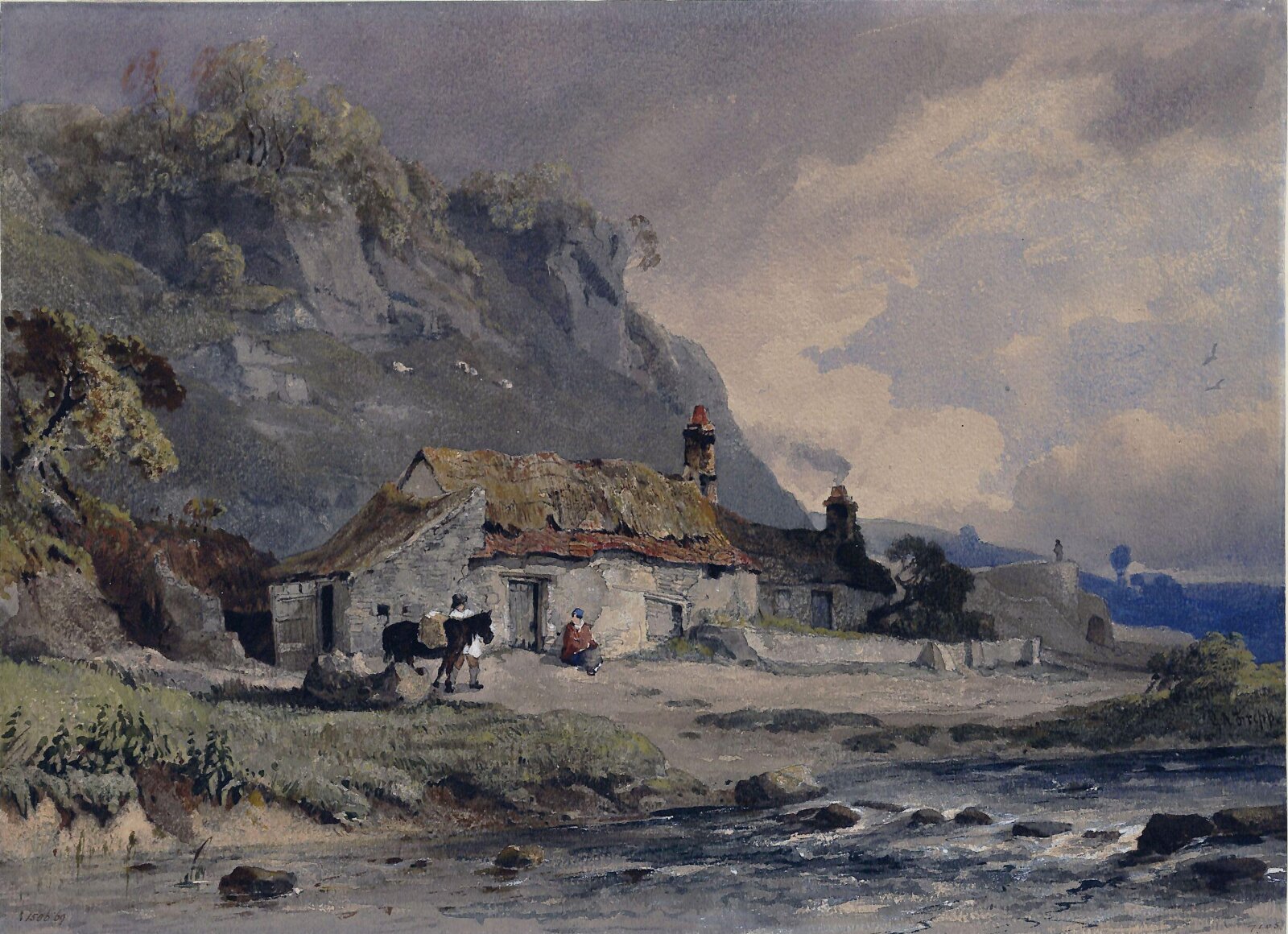 Landscape in North Wales, Fripp, mid 19th century
