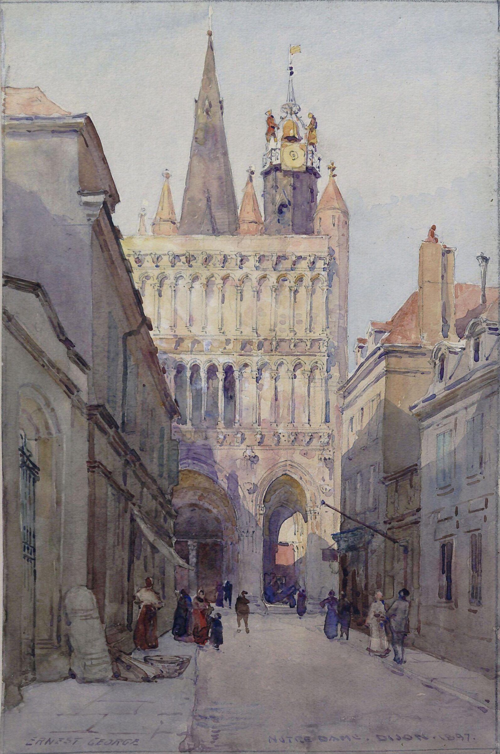 Notre Dame, Dijon, Ernest George, 1897