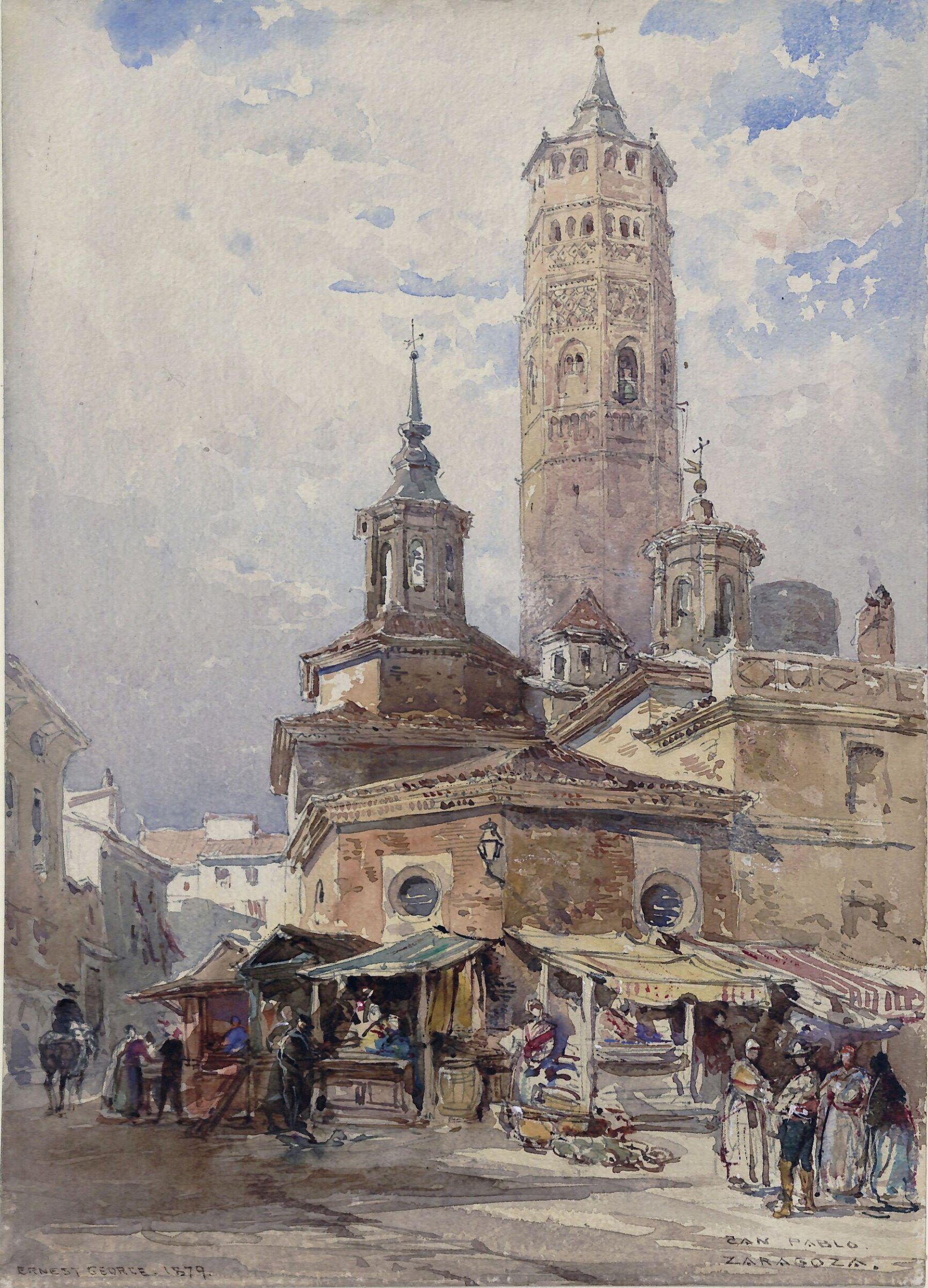 San Pablo, Zaragoza, Ernest George, 1879