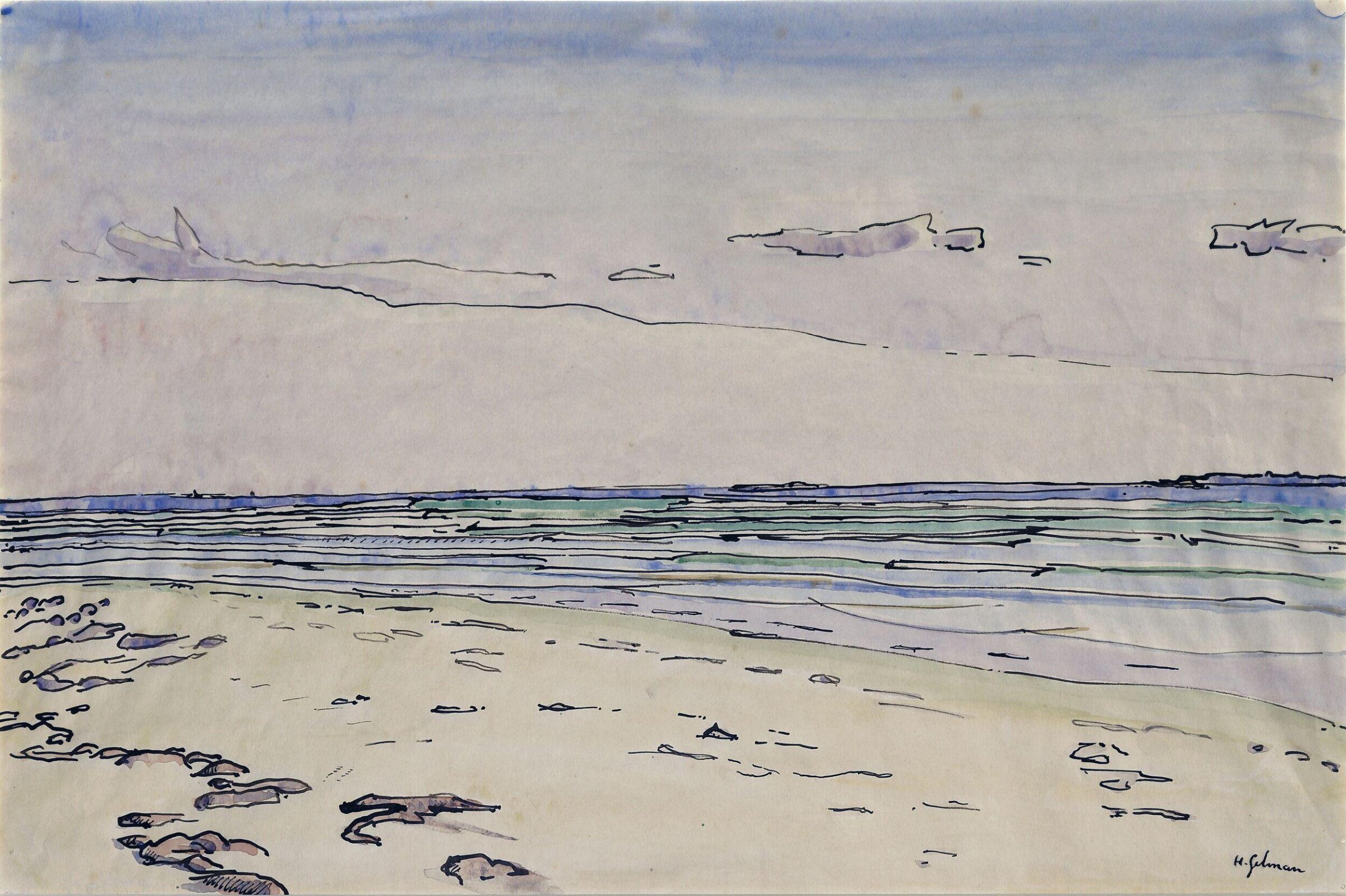 Seascape II, Harold Gilman, 1890 - 1919
