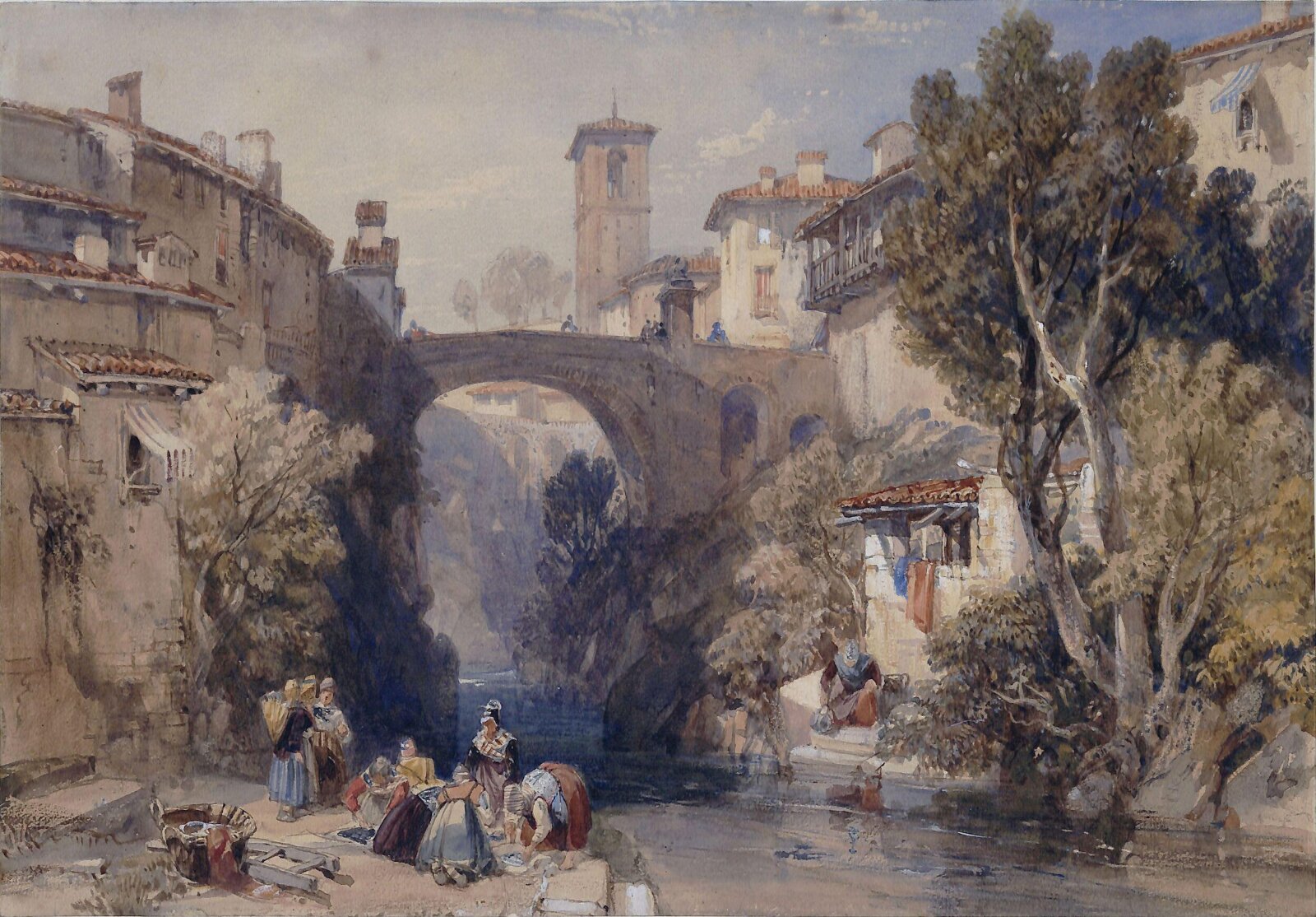Ivrea, Val d'Aosta, James Duffield Harding, 1833