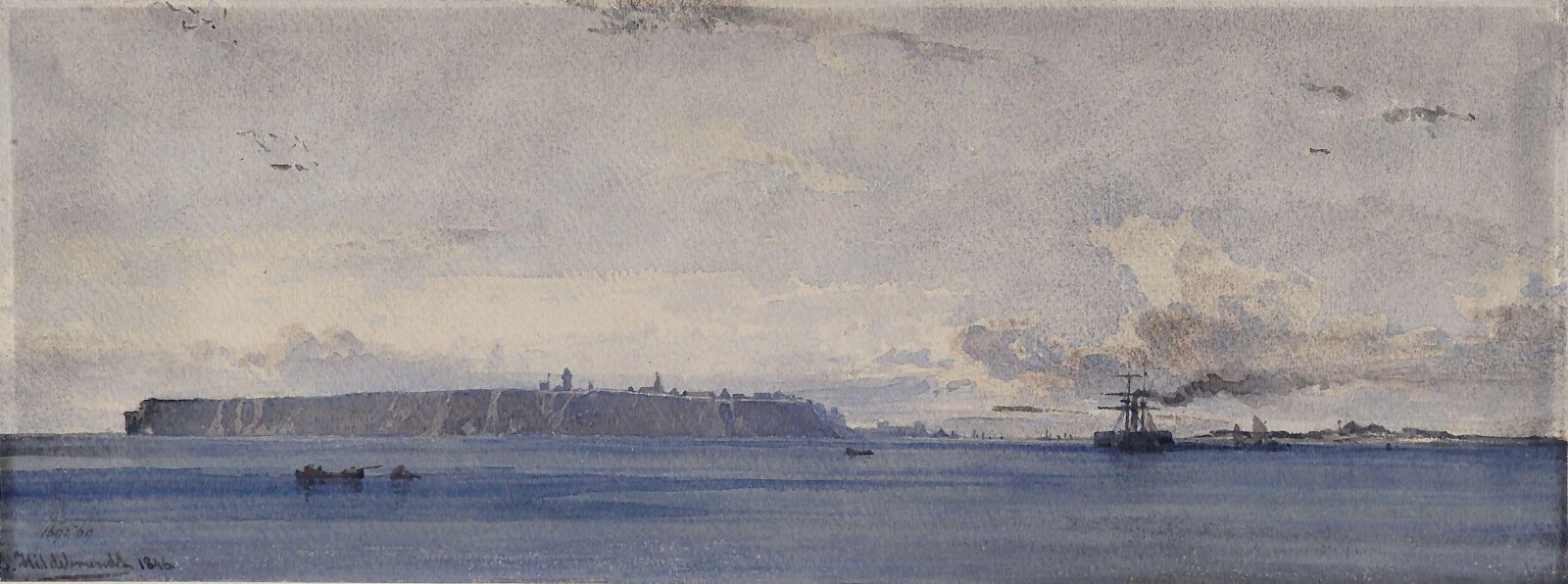 Sea View, Eduard Hildebrandt, 1846