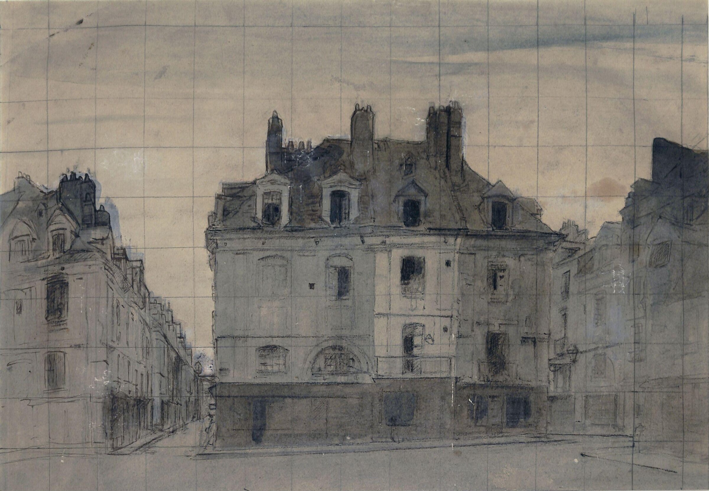 The Haunted House, Dieppe, Ambrose McEvoy, 1911